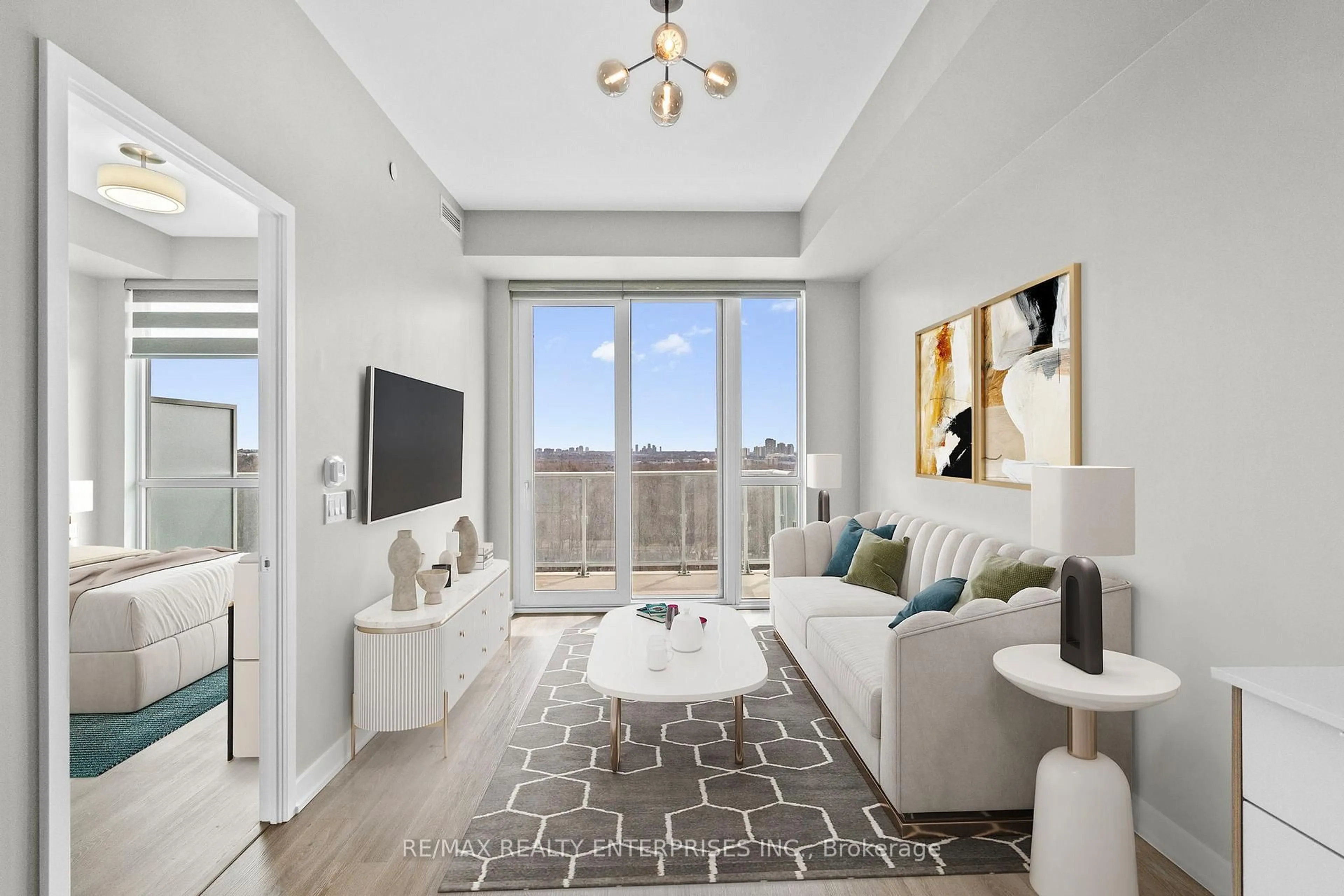 Living room with furniture, unknown for 10 Deerlick Crt #1201, Toronto Ontario M3A 0A7