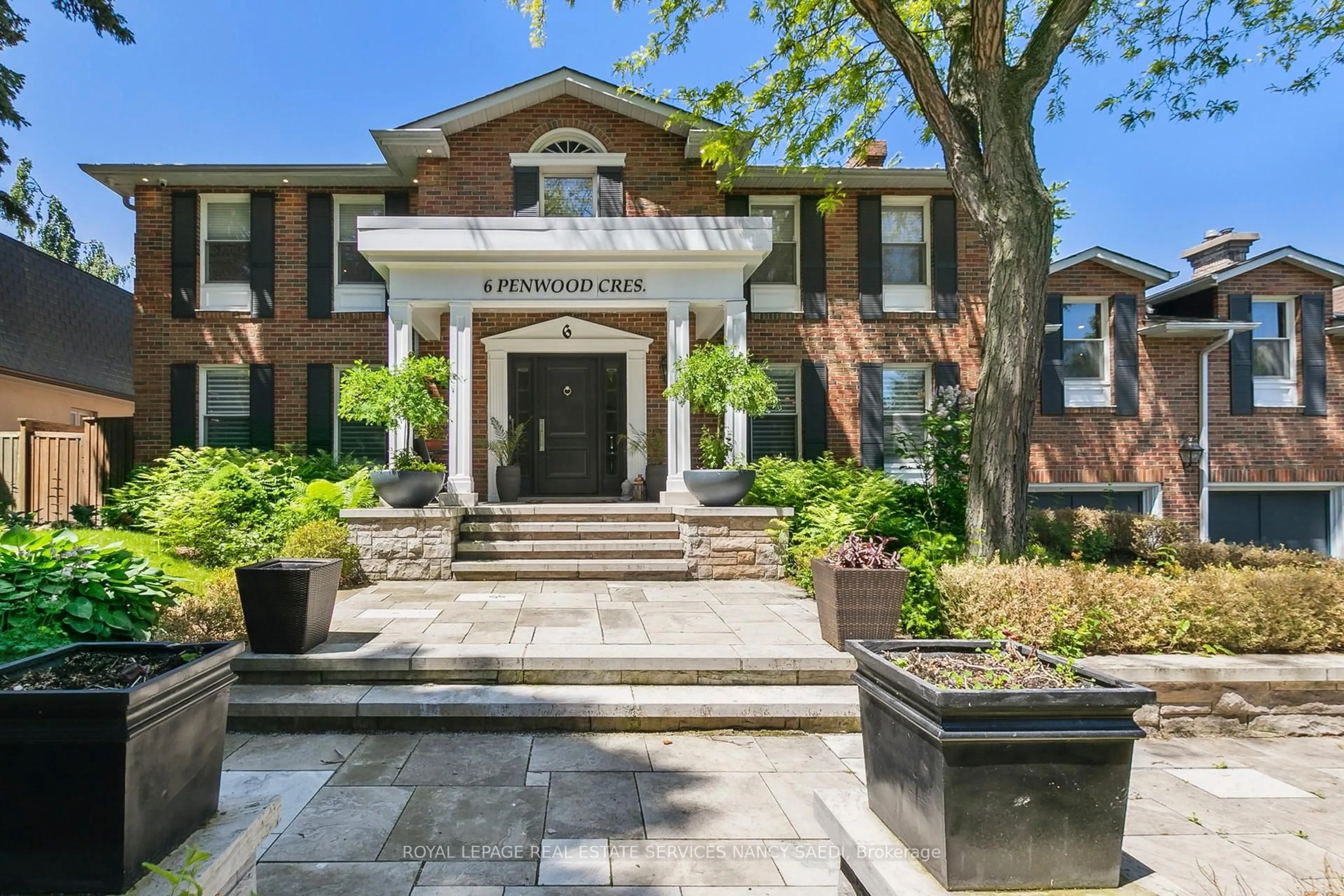 Home with brick exterior material, street for 6 Penwood Cres, Toronto Ontario M3B 2B9