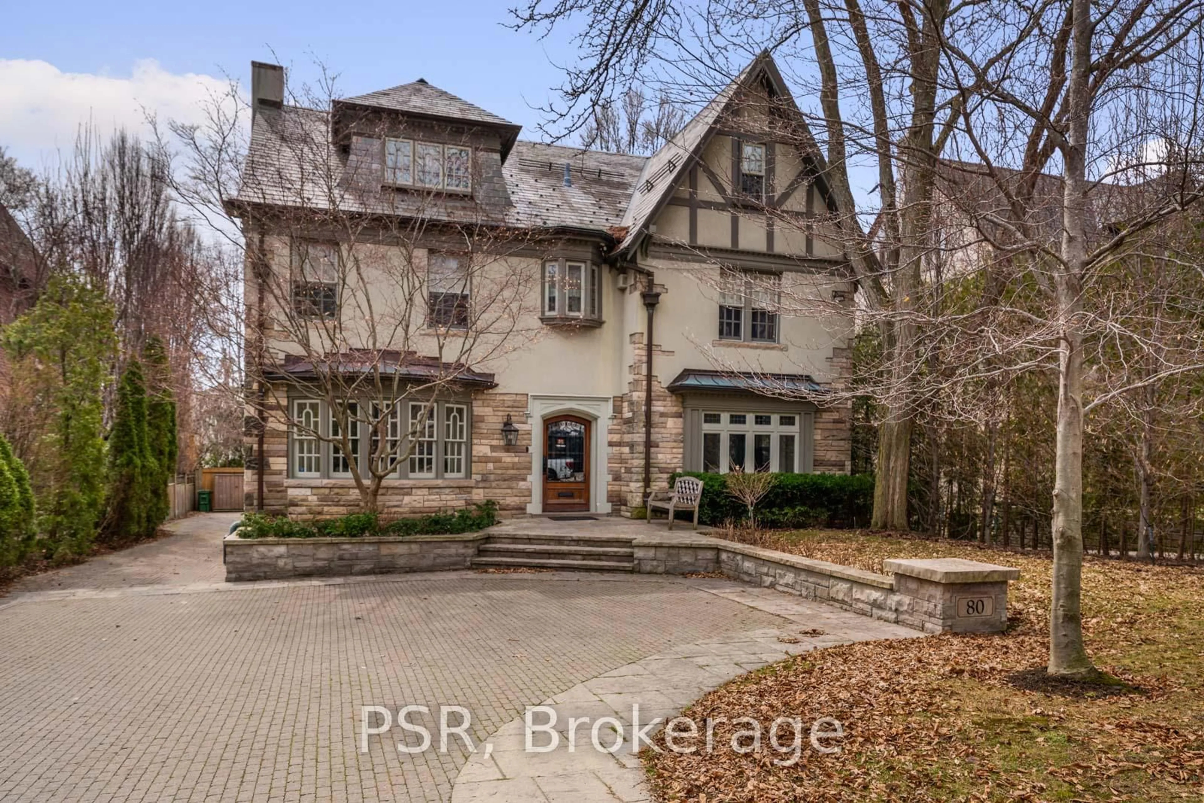 Home with brick exterior material, street for 80 Old Forest Hill Rd, Toronto Ontario M5P 2R5