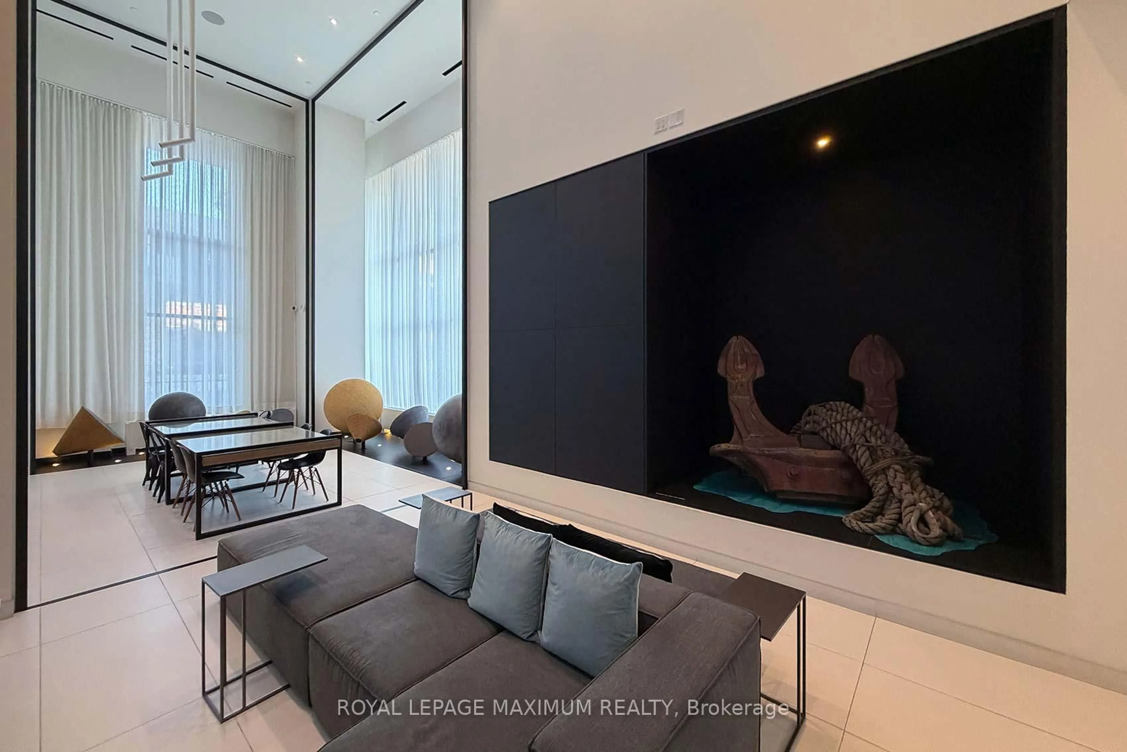 Home theater for 20 Richardson St #2901, Toronto Ontario M5A 0S6