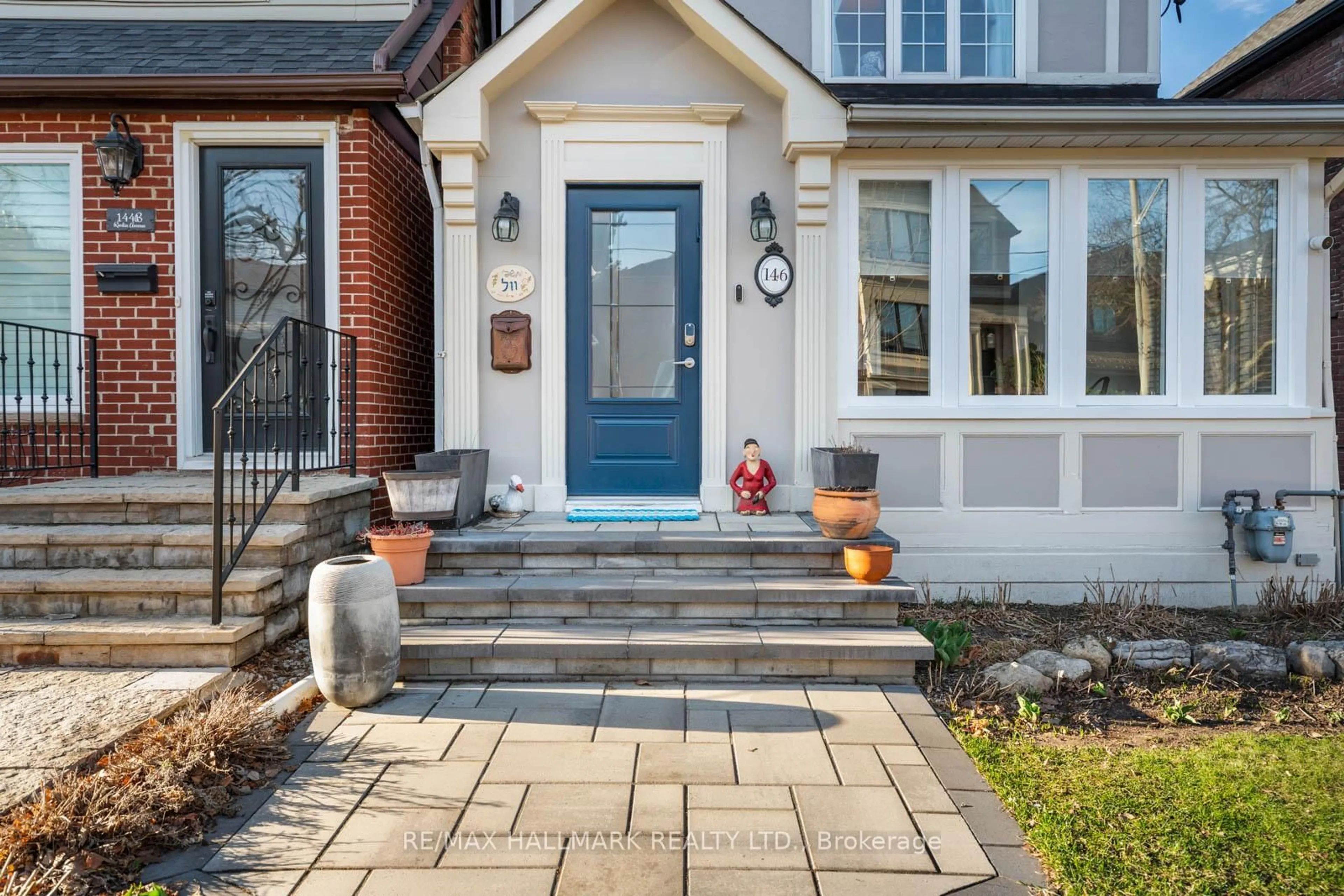 Home with brick exterior material, street for 146 Roslin Ave, Toronto Ontario M4N 1Z4