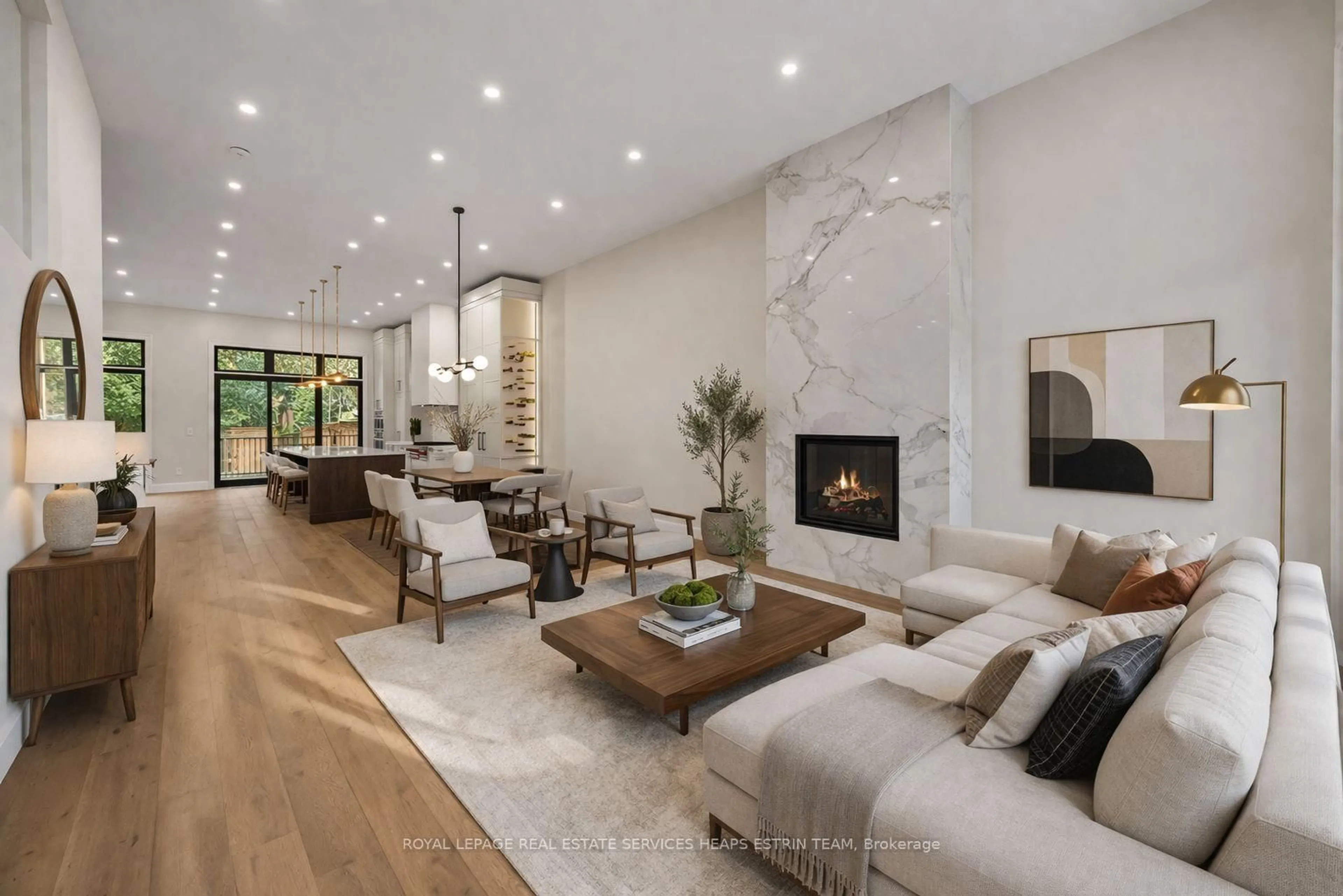 Living room with furniture, unknown for 66 Parkhurst Blvd, Toronto Ontario M4G 2E2