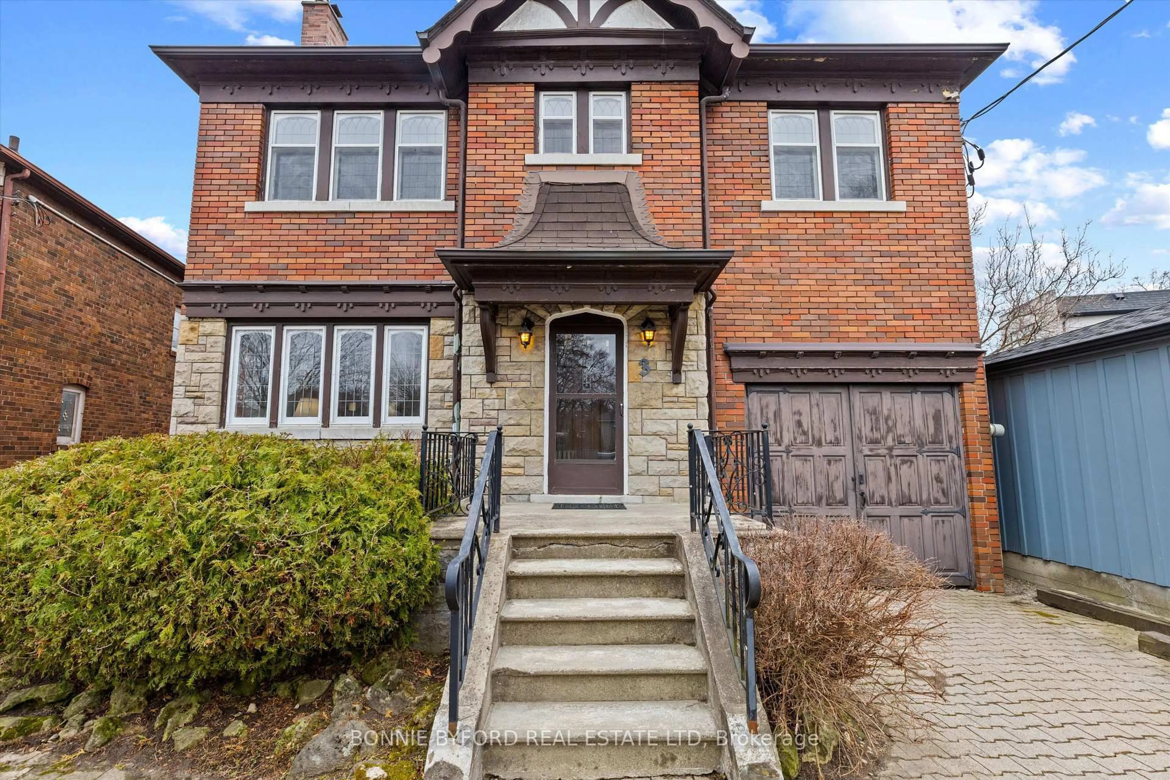 Home with brick exterior material, street for 3 Fleming Cres, Toronto Ontario M4G 2A9