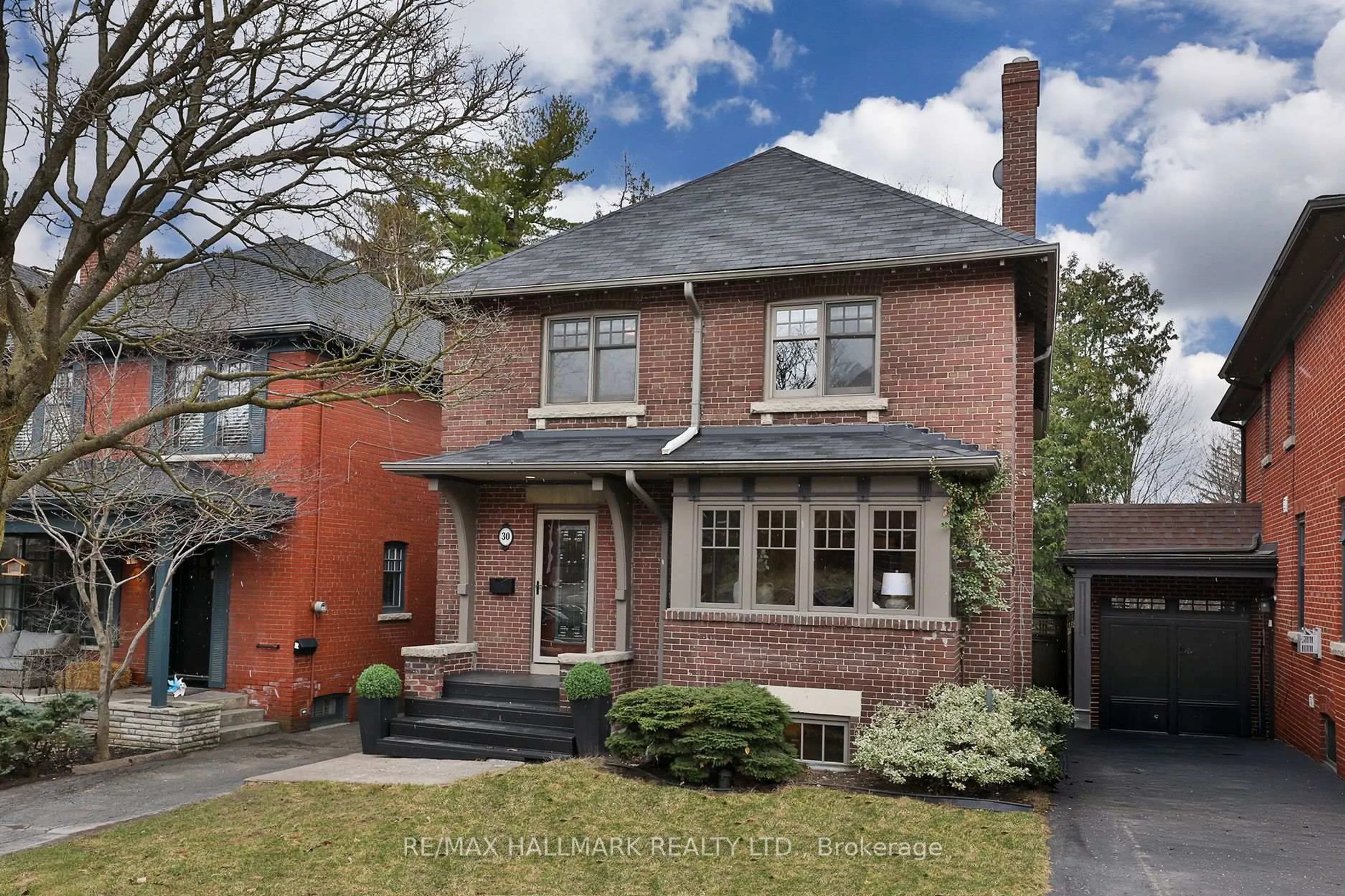 Home with brick exterior material, street for 30 Oswald Cres, Toronto Ontario M4S 2H6