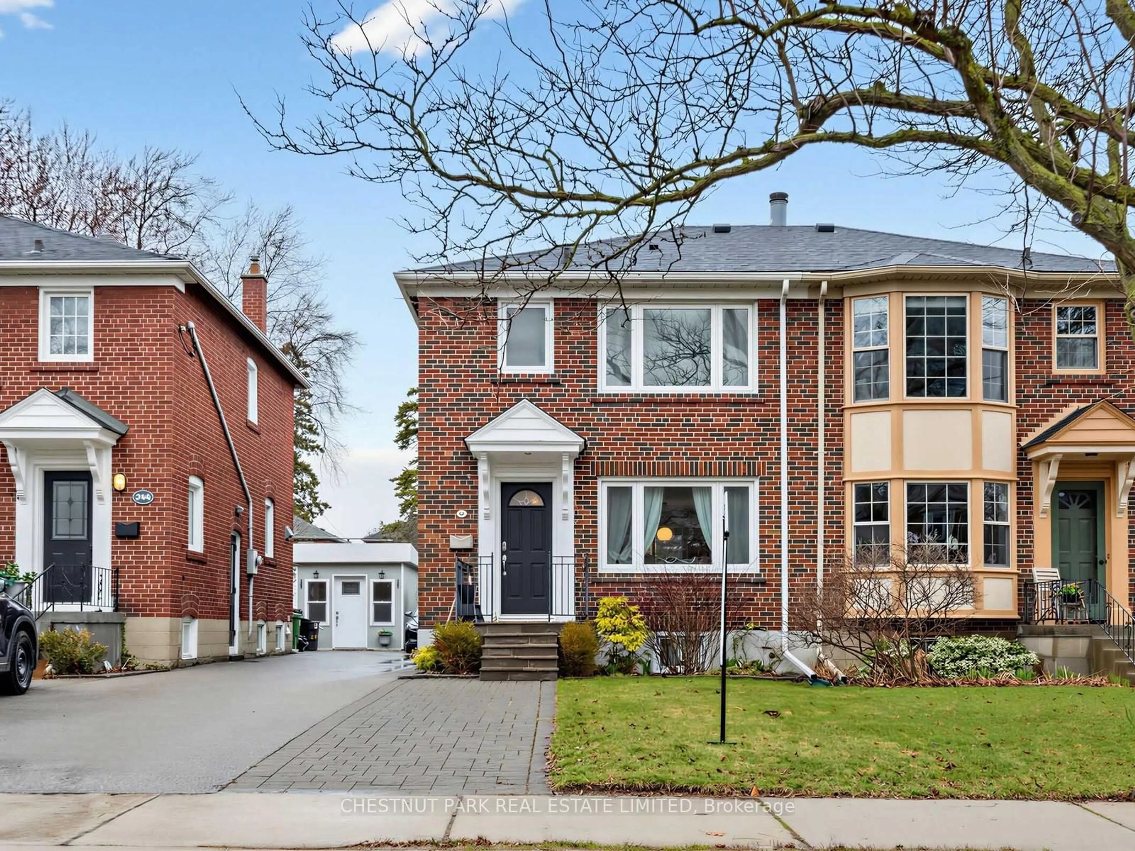 Home with brick exterior material, street for 246 Donlea Dr, Toronto Ontario M4G 2N2