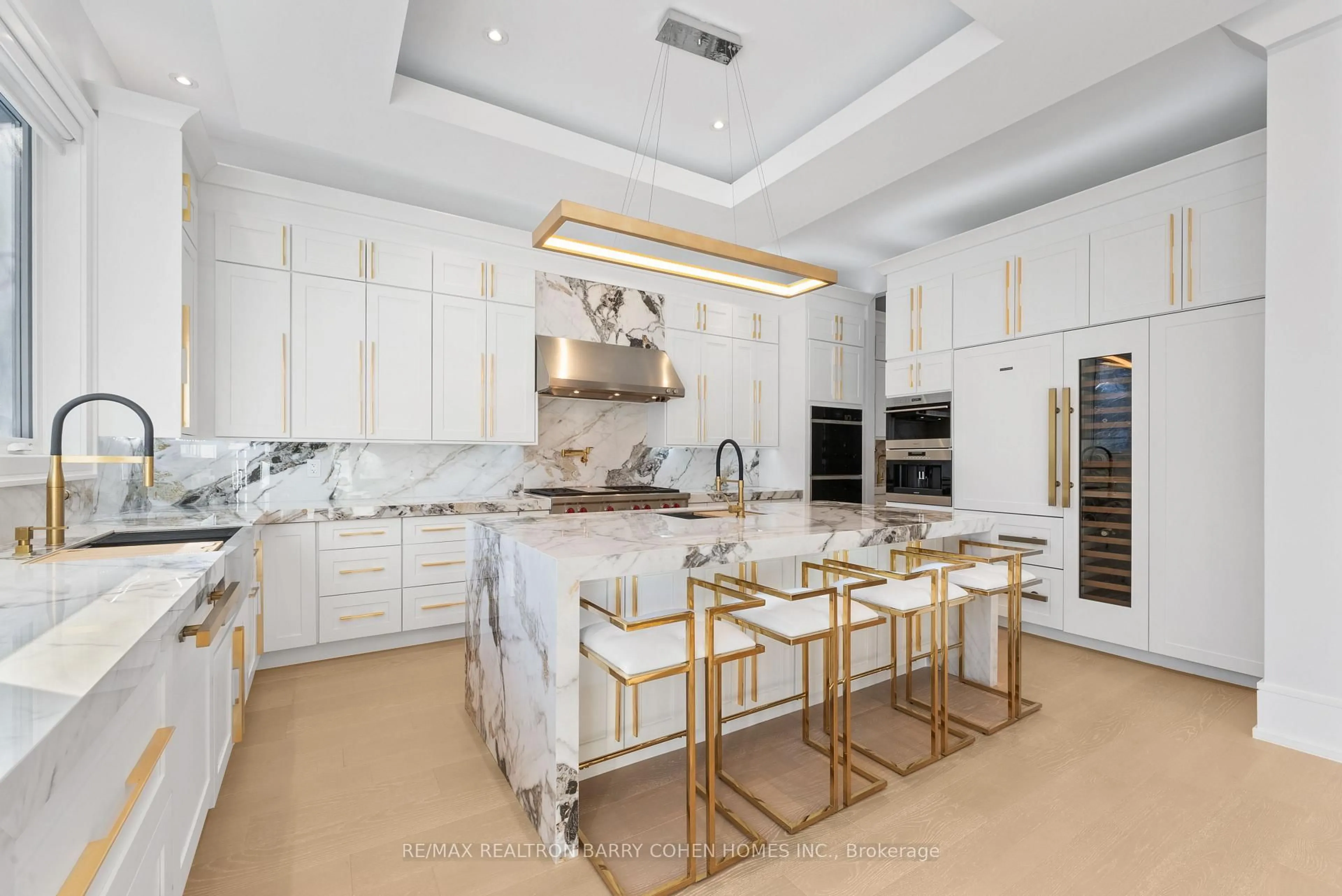 Contemporary kitchen, ceramic/tile floor for 615 Briar Hill Ave, Toronto Ontario M5N 1N4