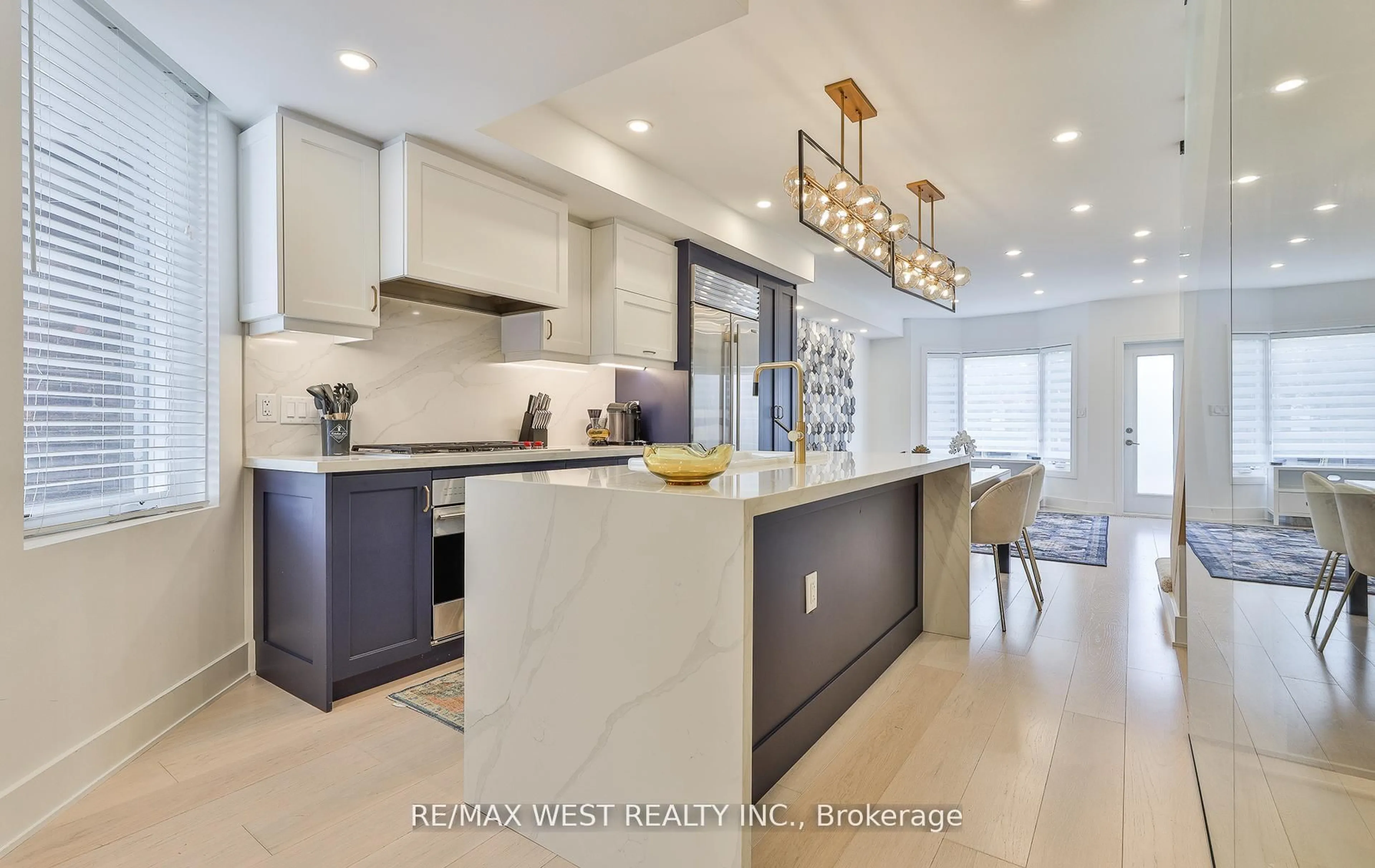 Contemporary kitchen, ceramic/tile floor for 734 Shaw St, Toronto Ontario M6G 3L7