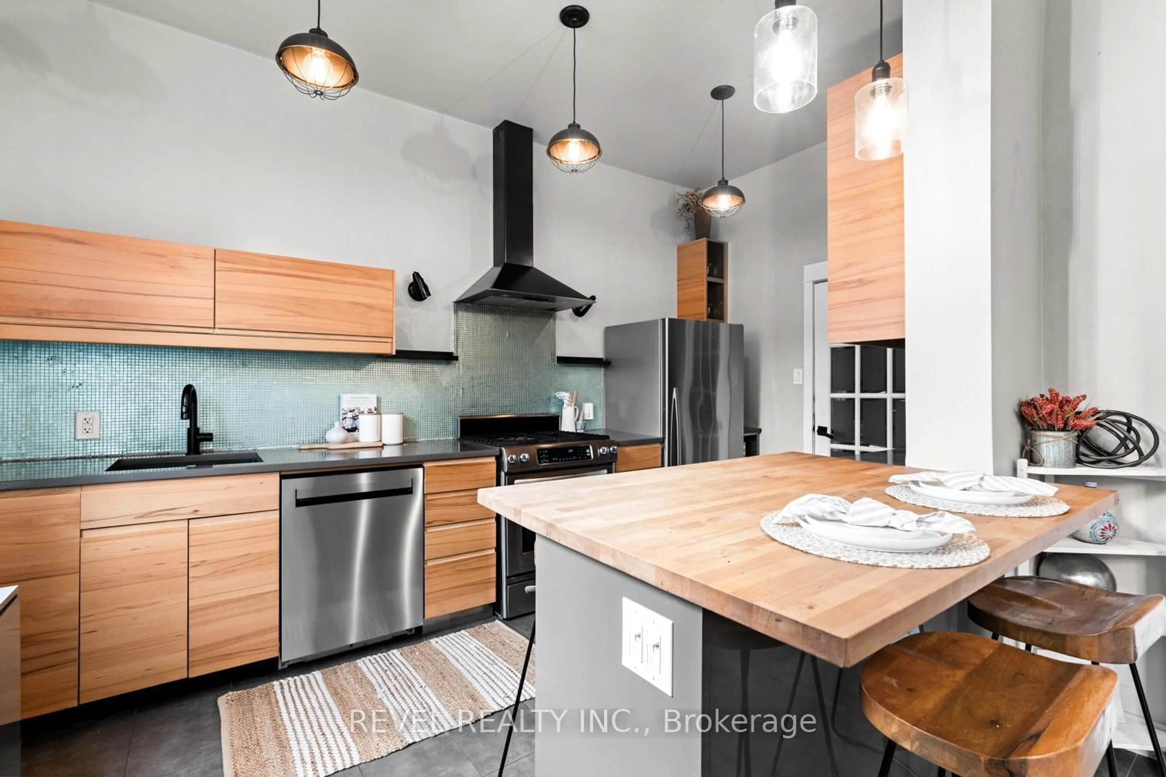 Contemporary kitchen, unknown for 89 Foxley St, Toronto Ontario M6J 1P9