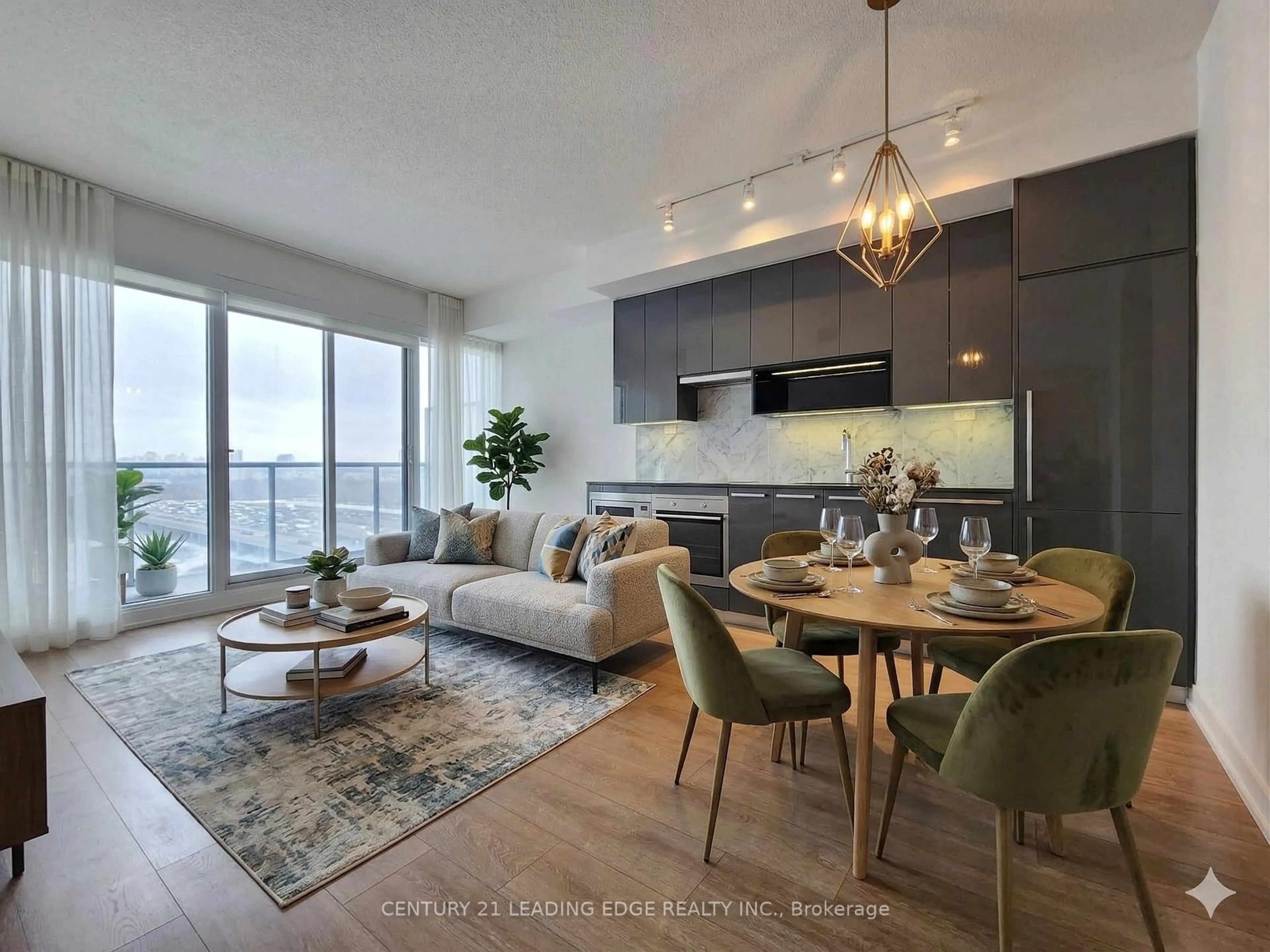 Living room with furniture, unknown for 115 Mcmahon Dr #709, Toronto Ontario M2K 0E3