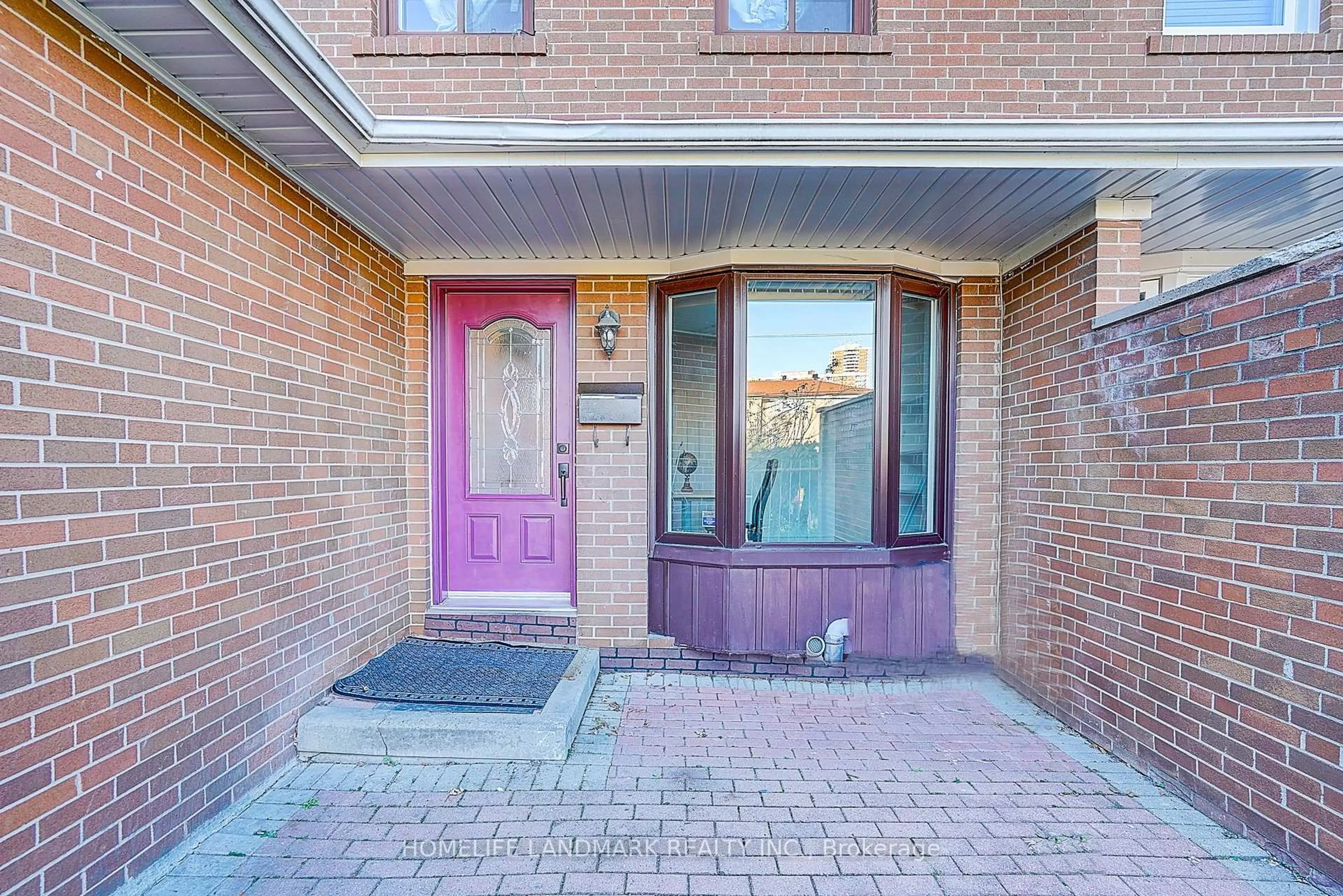 Home with brick exterior material, street for 104 Tanjoe Cres, Toronto Ontario M2M 1P7