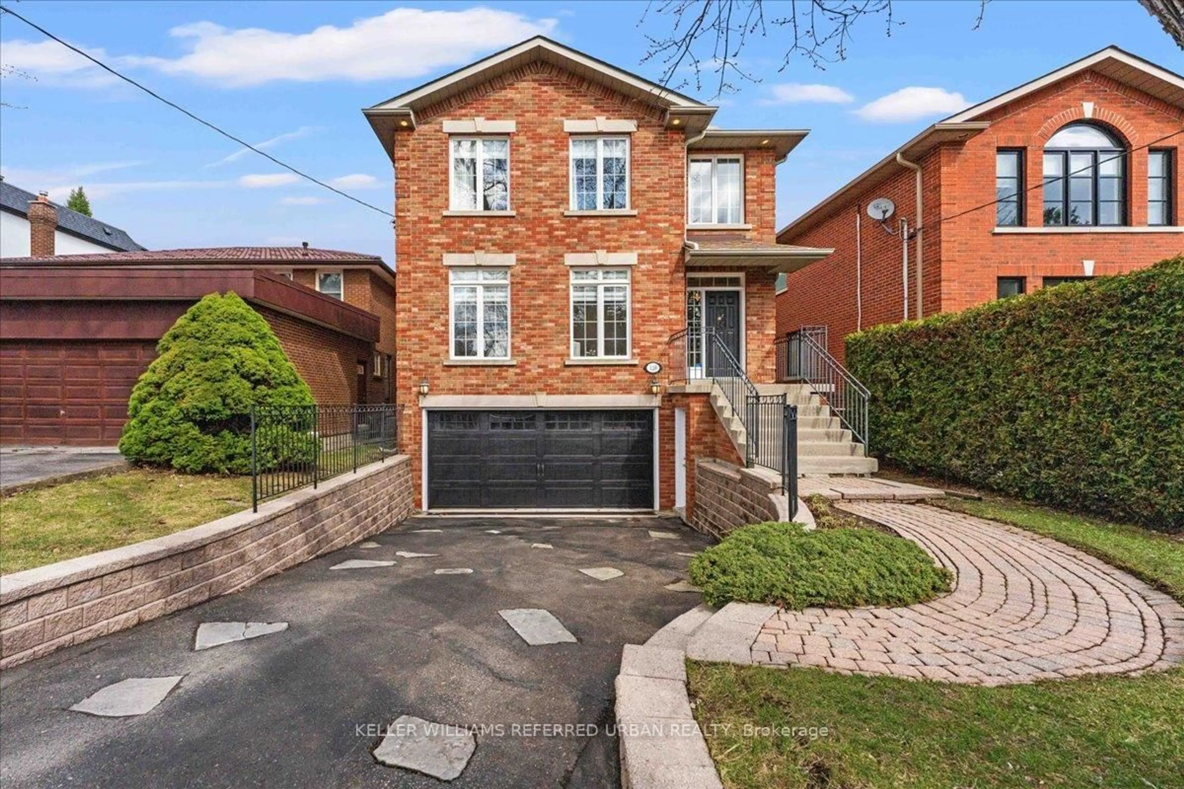 Home with brick exterior material, street for 128 Burndale Ave, Toronto Ontario M2N 1S9