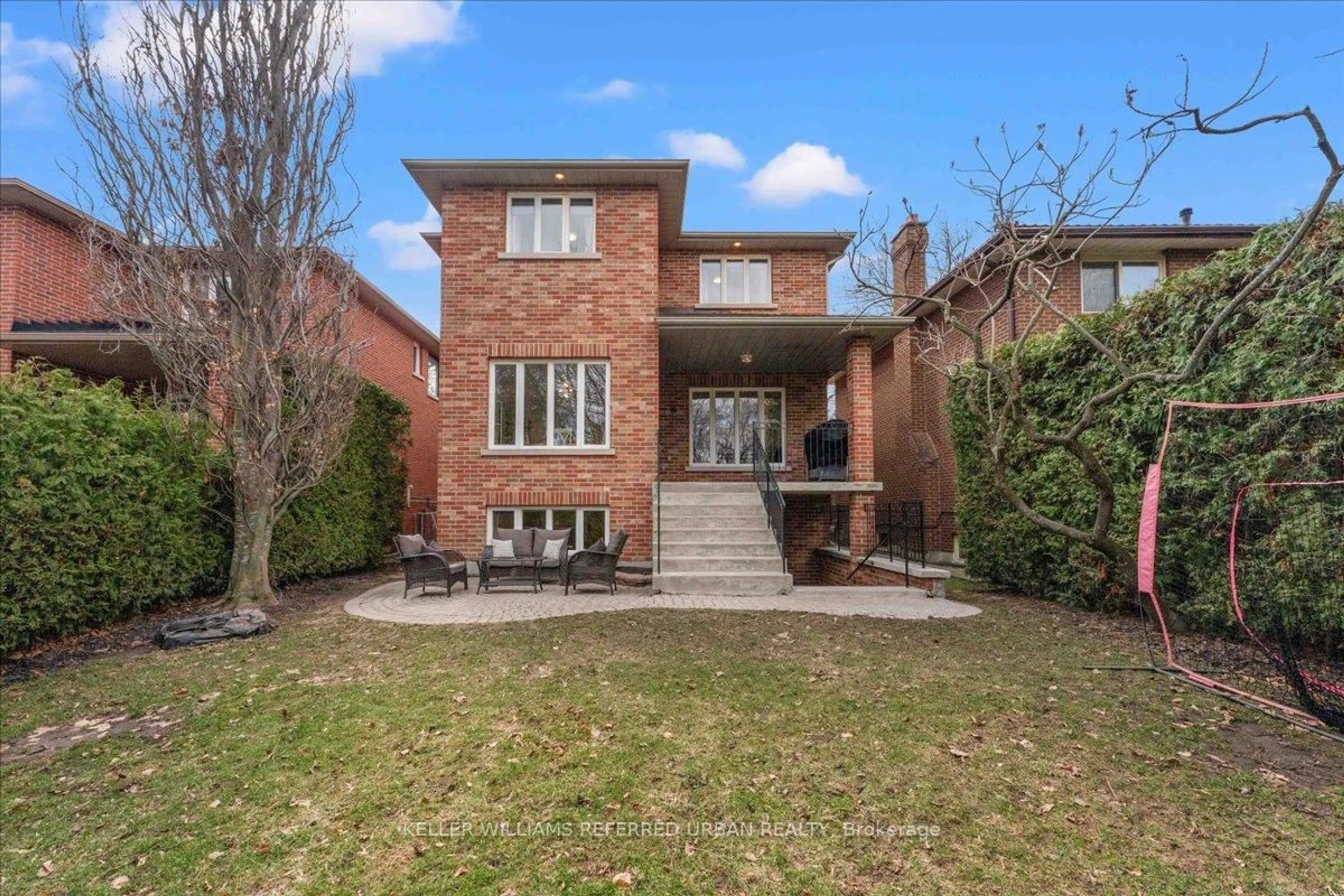 Home with brick exterior material, street for 128 Burndale Ave, Toronto Ontario M2N 1S9