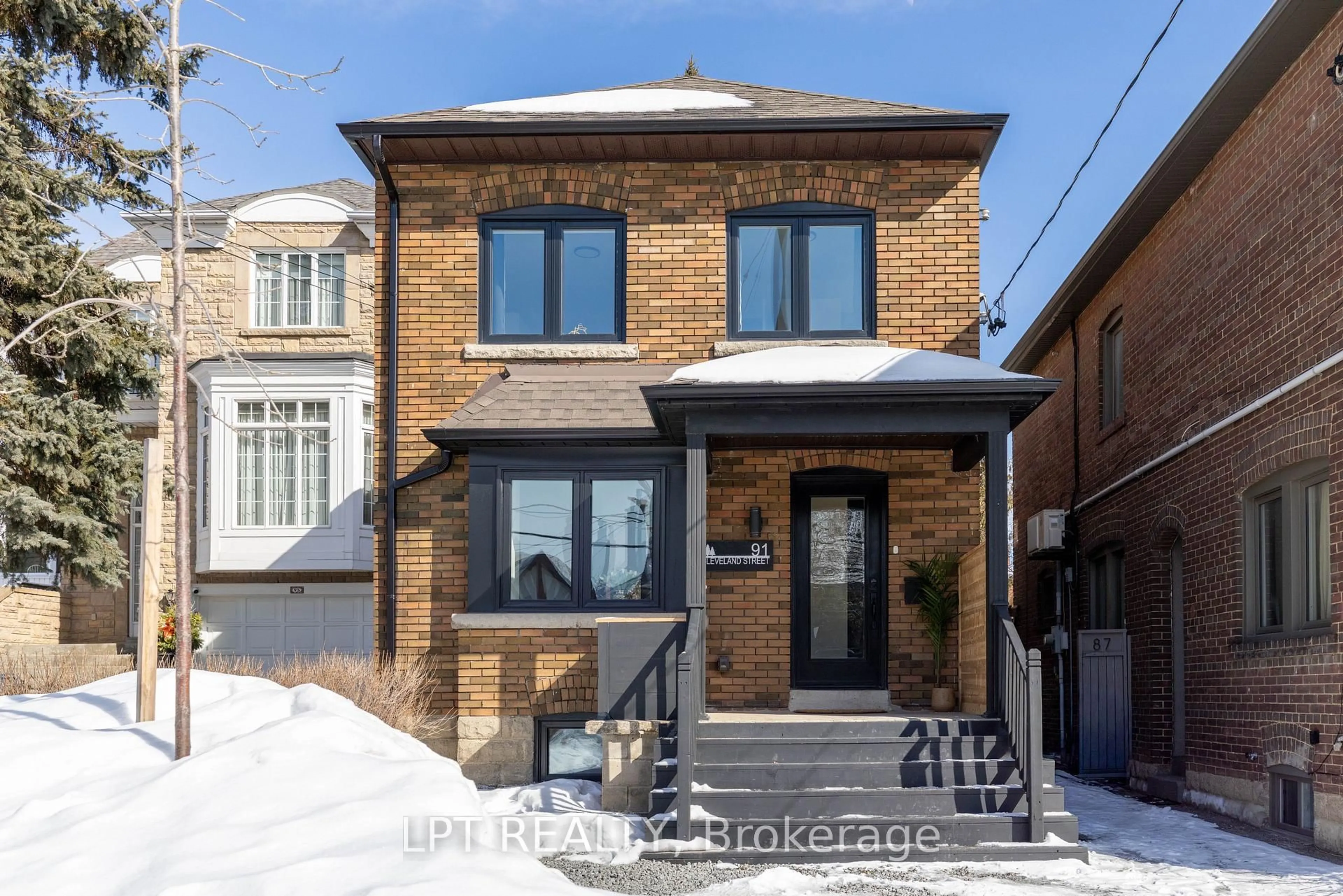 Home with brick exterior material, street for 91 Cleveland St, Toronto Ontario M4S 2W4