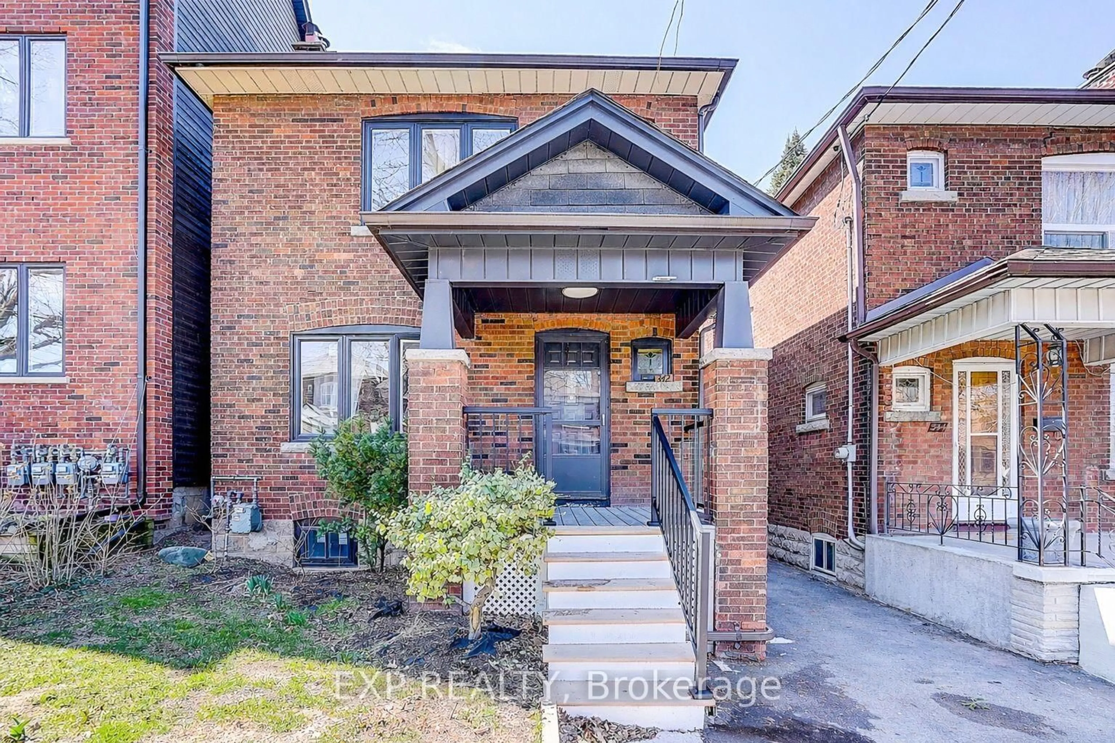 Home with brick exterior material, street for 342 Glenholme Ave, Toronto Ontario M6E 3E5