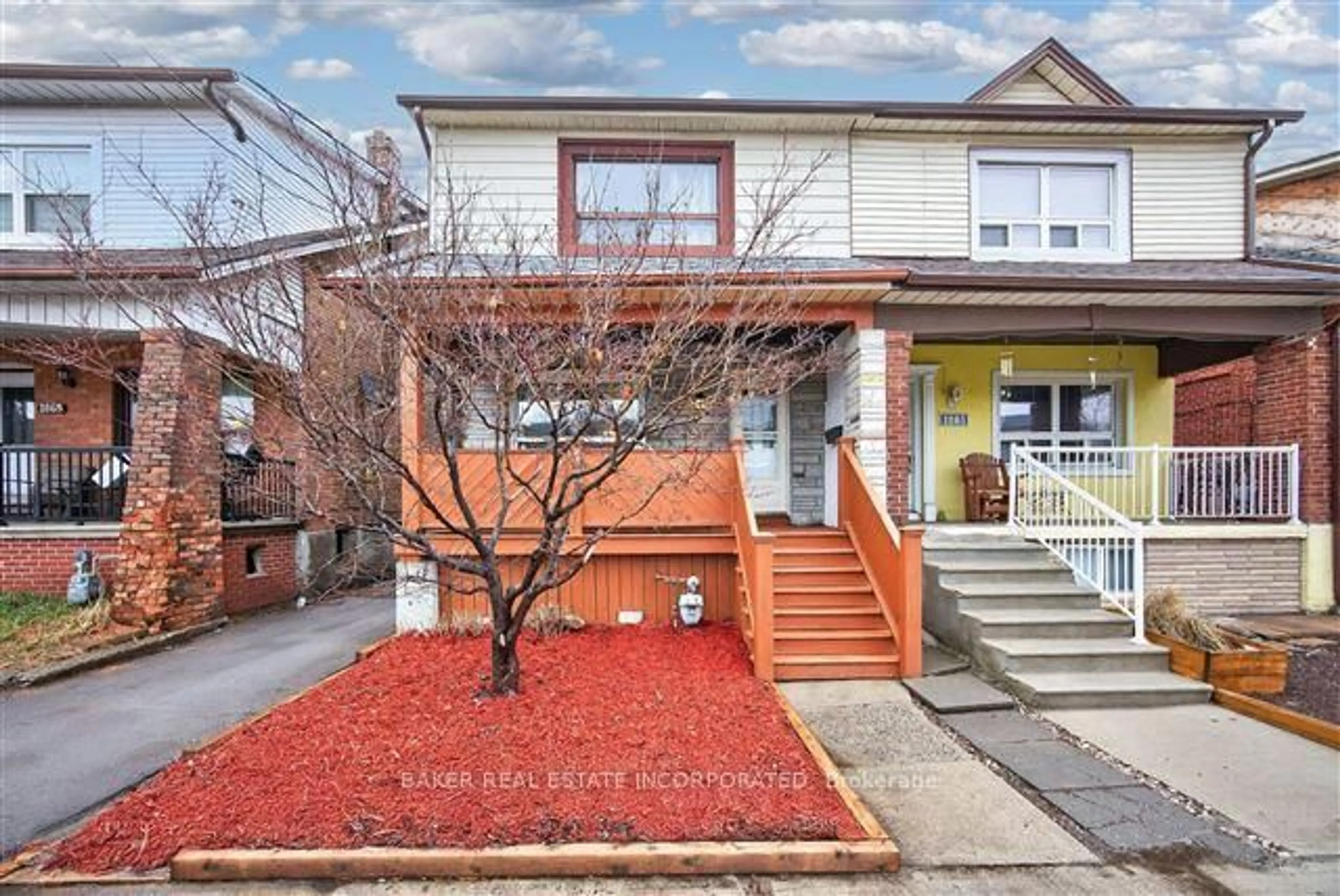 Home with brick exterior material, street for 1867 Dufferin St, Toronto Ontario M6E 3P5