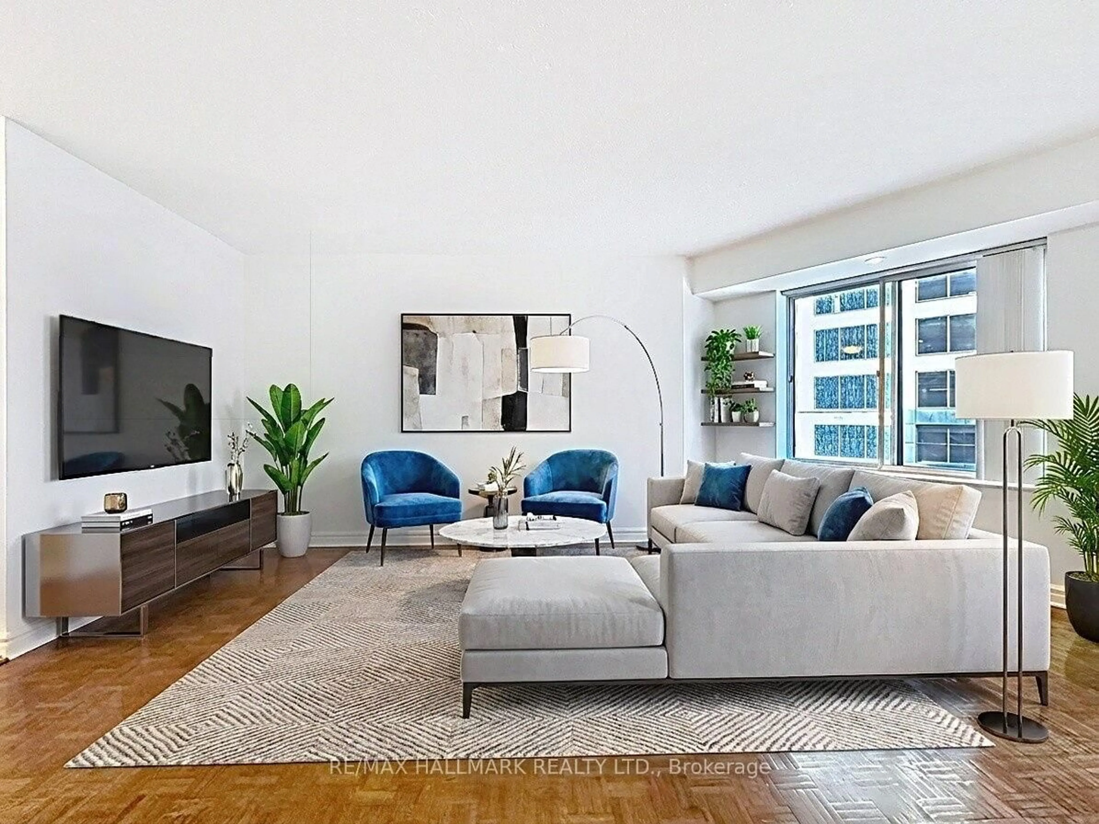 Living room with furniture, unknown for 33 University Ave #302, Toronto Ontario M5J 2S7