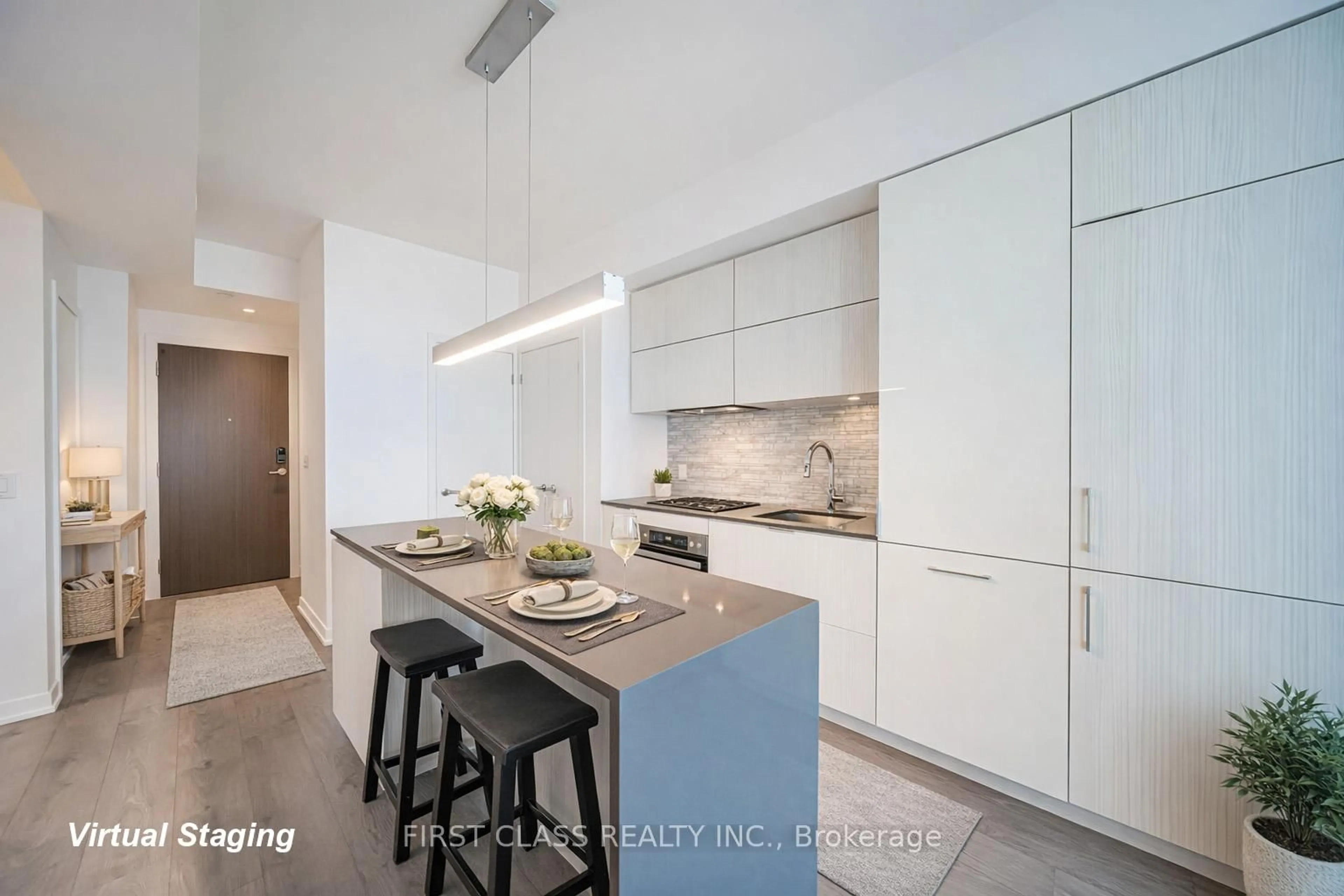 Contemporary kitchen, unknown for 20 Richardson St #3202, Toronto Ontario M5A 0S6