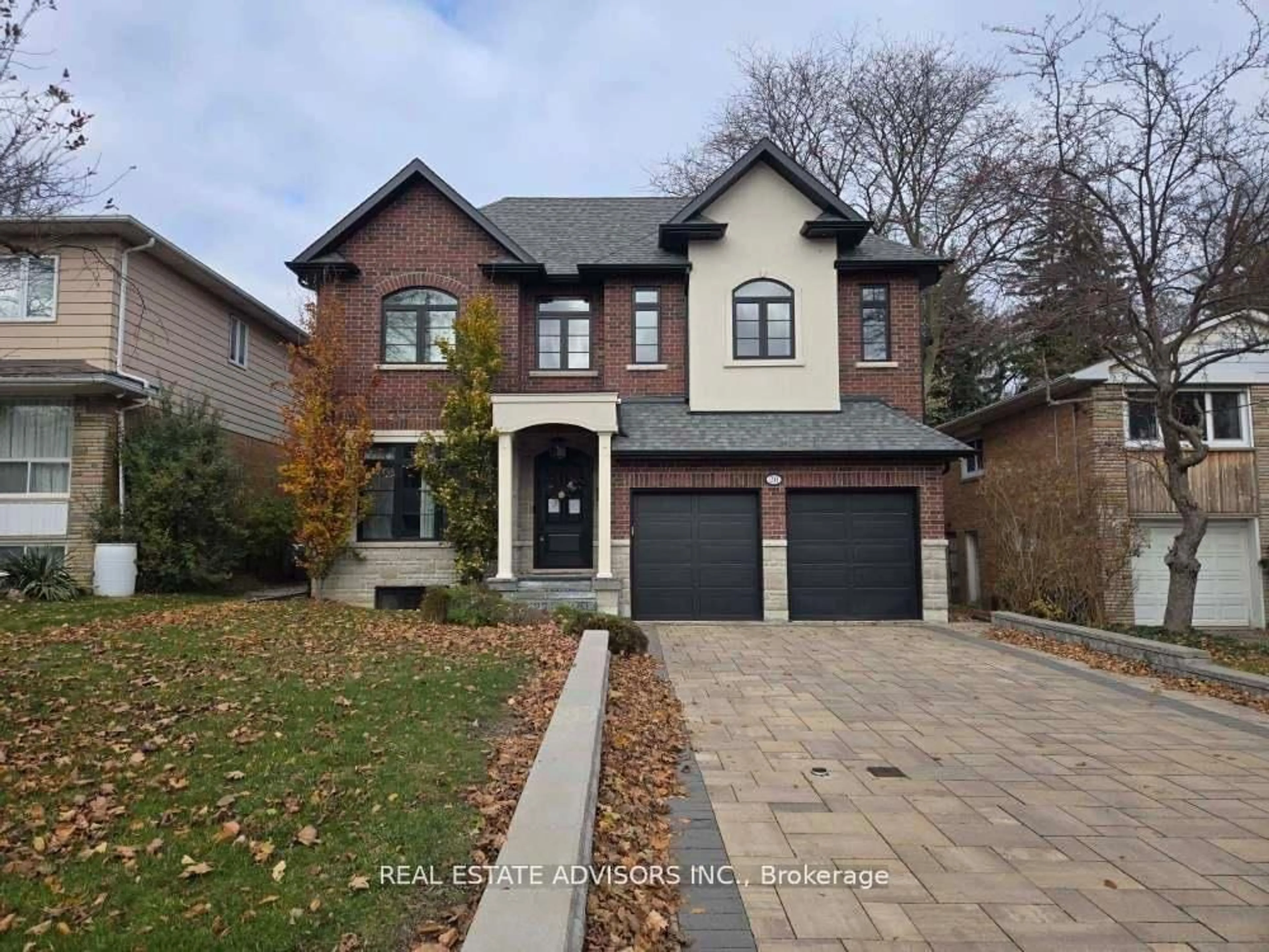 Home with brick exterior material, street for 20 Arrowstook Rd, Toronto Ontario M2K 1J9