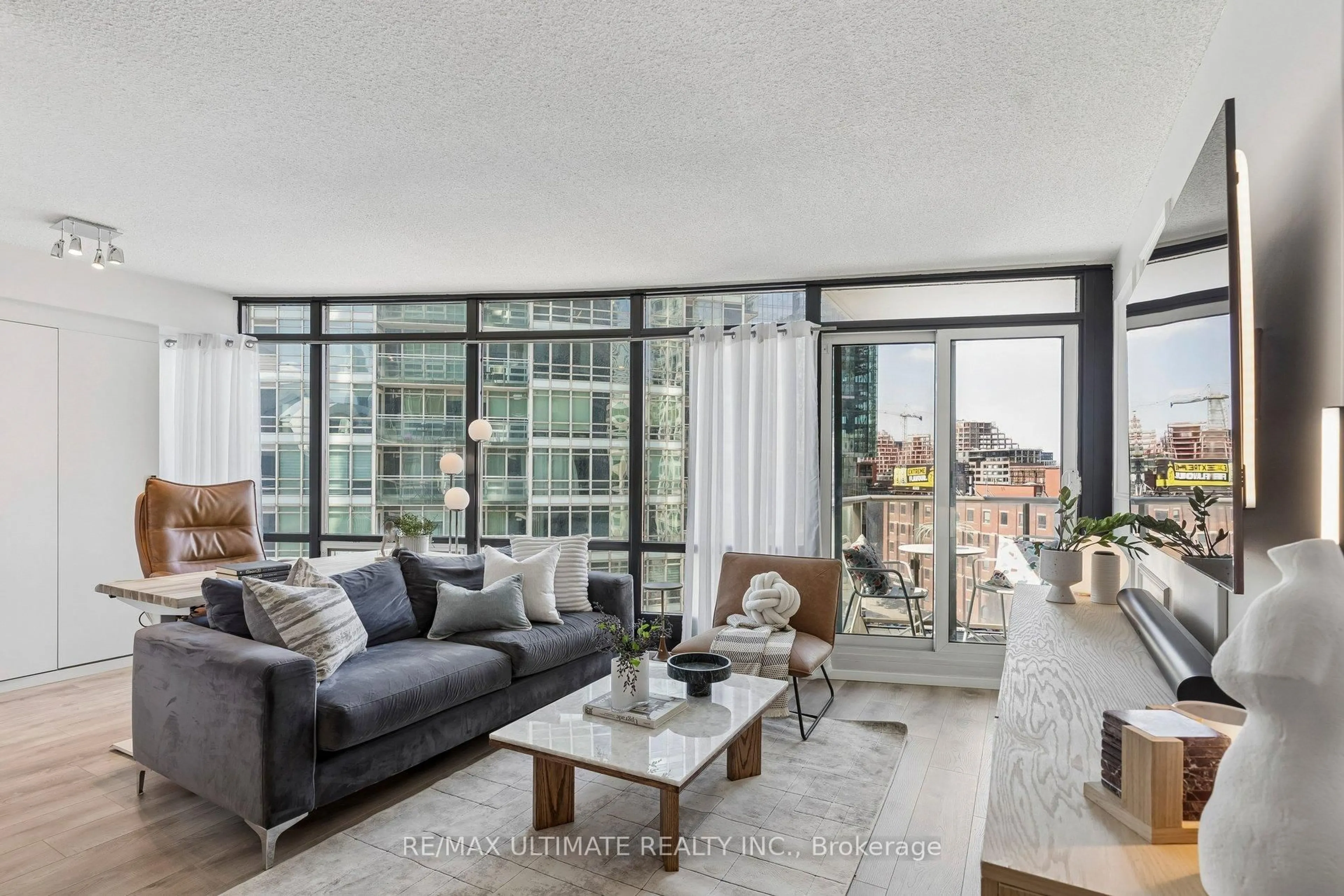 Living room with furniture, unknown for 373 Front St #1102, Toronto Ontario M5V 3R7