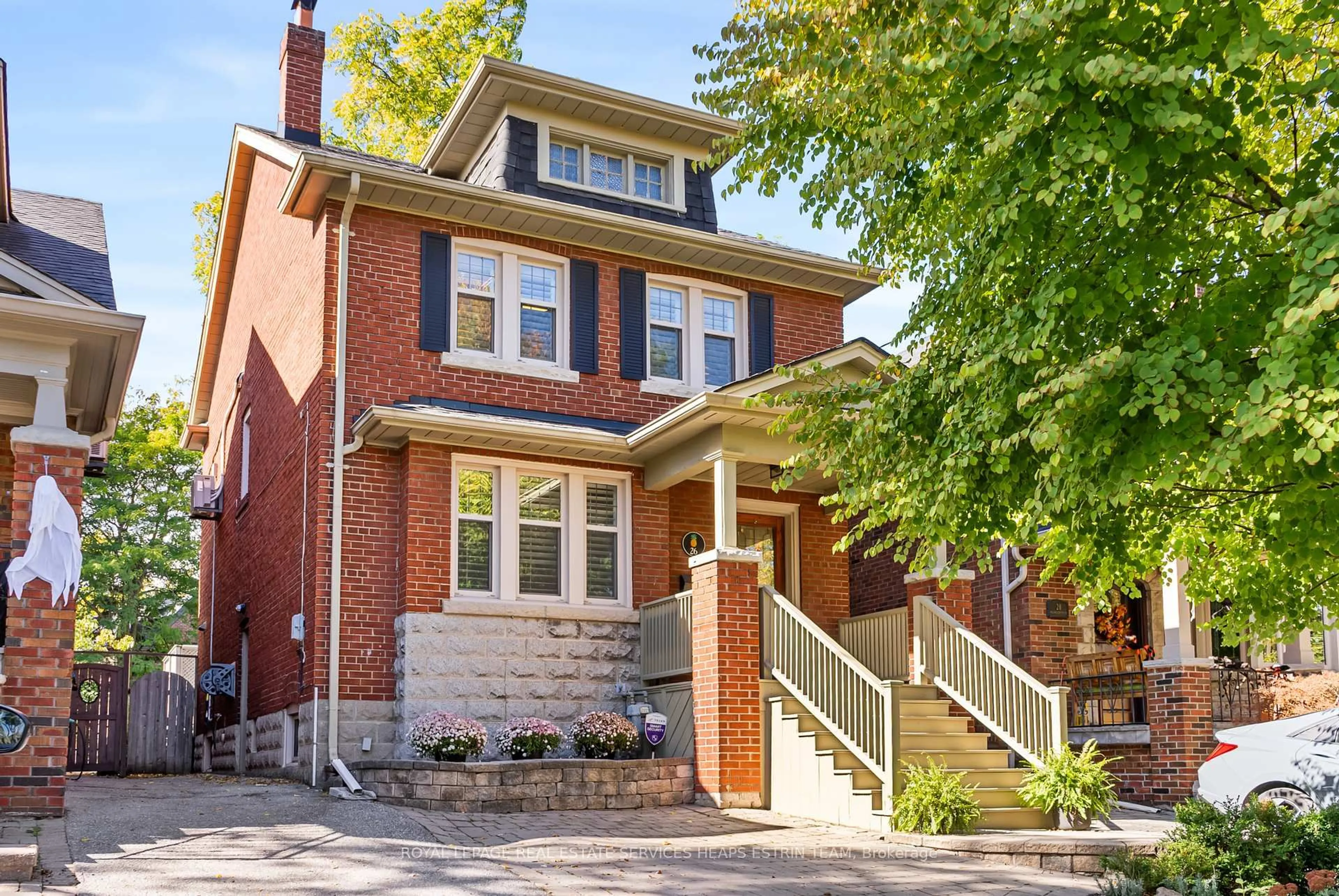 Home with brick exterior material, street for 26 MacNaughton Rd, Toronto Ontario M4G 3H4