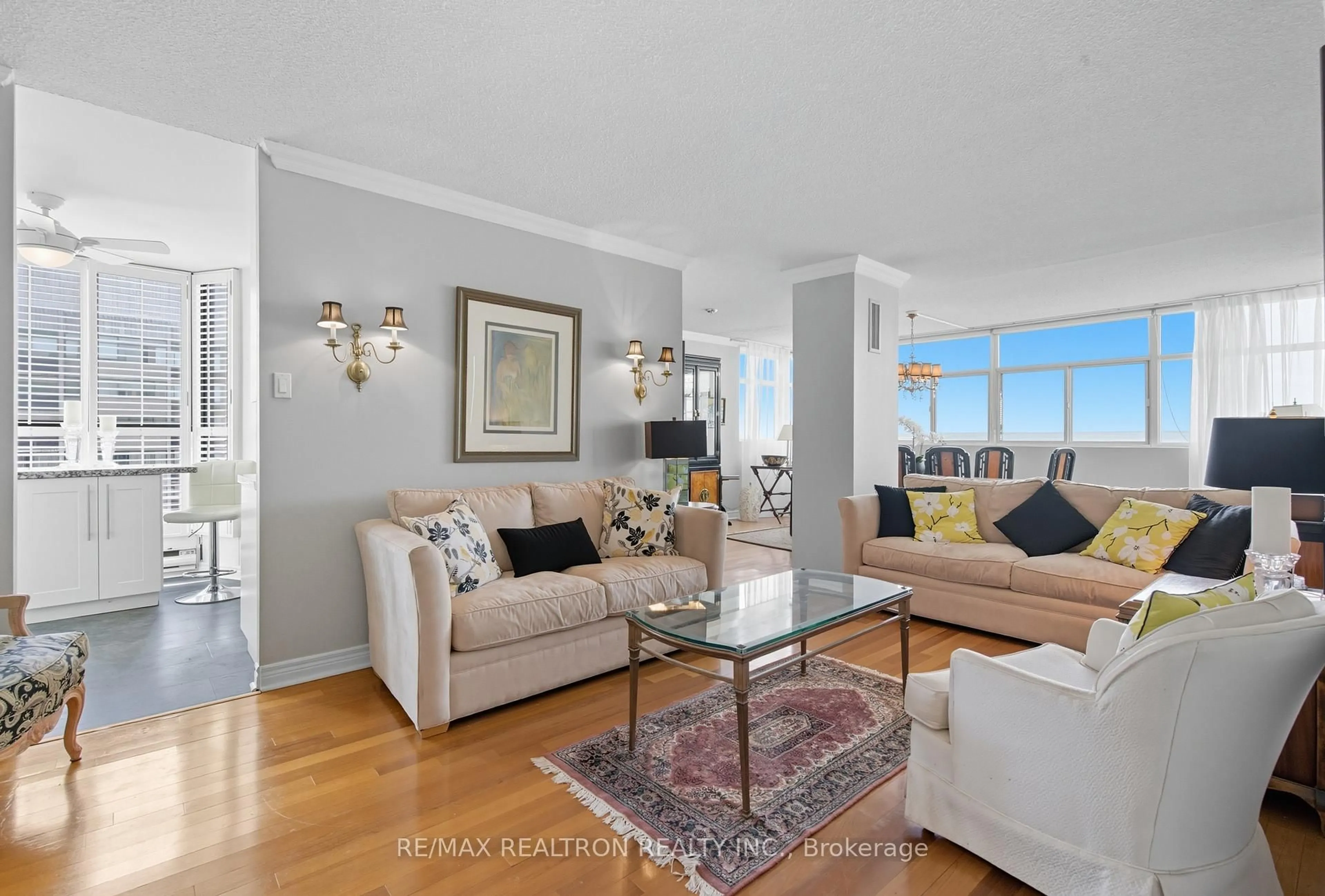 Living room with furniture, unknown for 100 Antibes Dr #2706, Toronto Ontario M2R 3N1