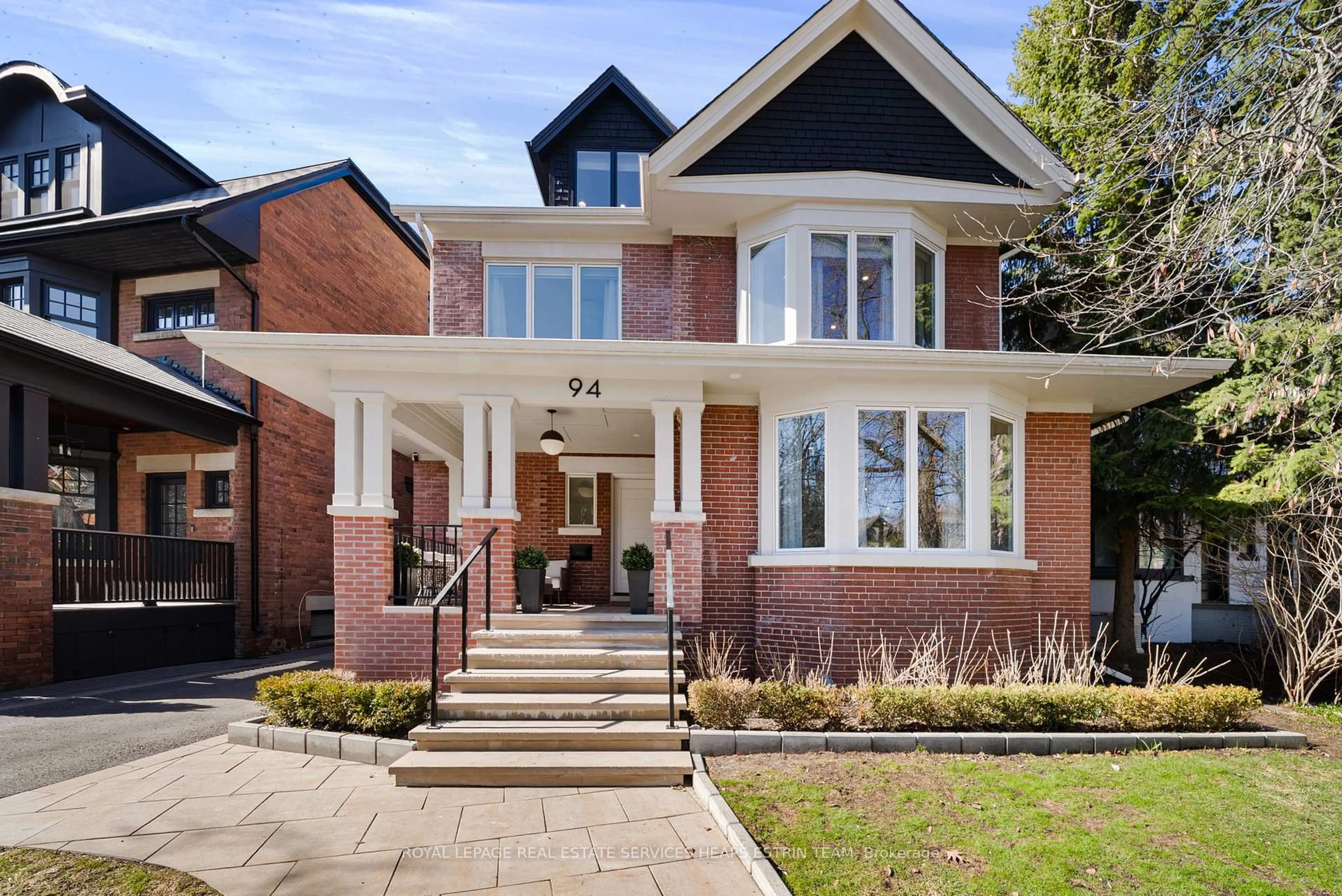 Home with brick exterior material, street for 94 Binscarth Rd, Toronto Ontario M4W 1Y4