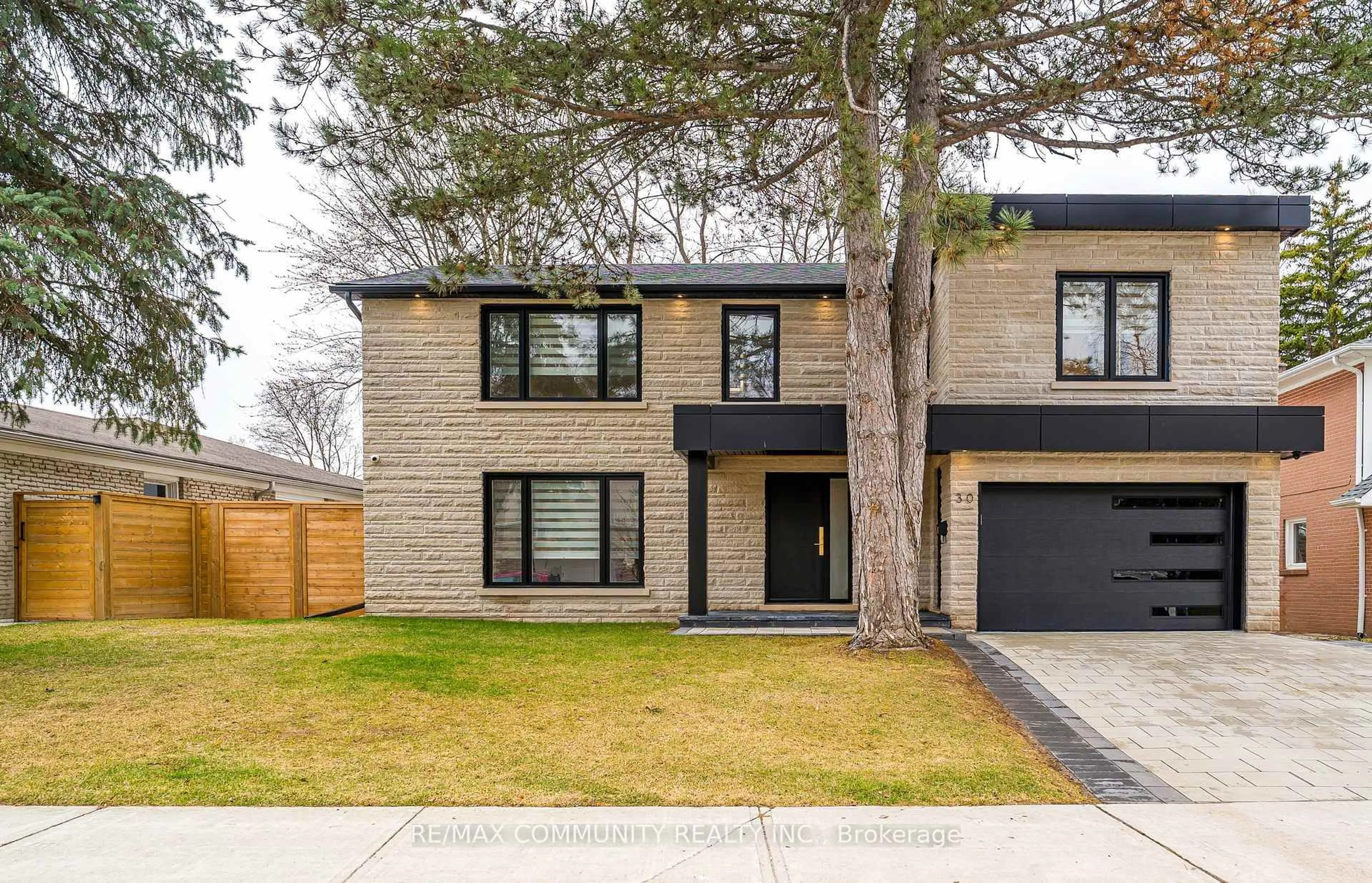 Home with brick exterior material, street for 30 Kellythorne Dr, Toronto Ontario M3A 2L4