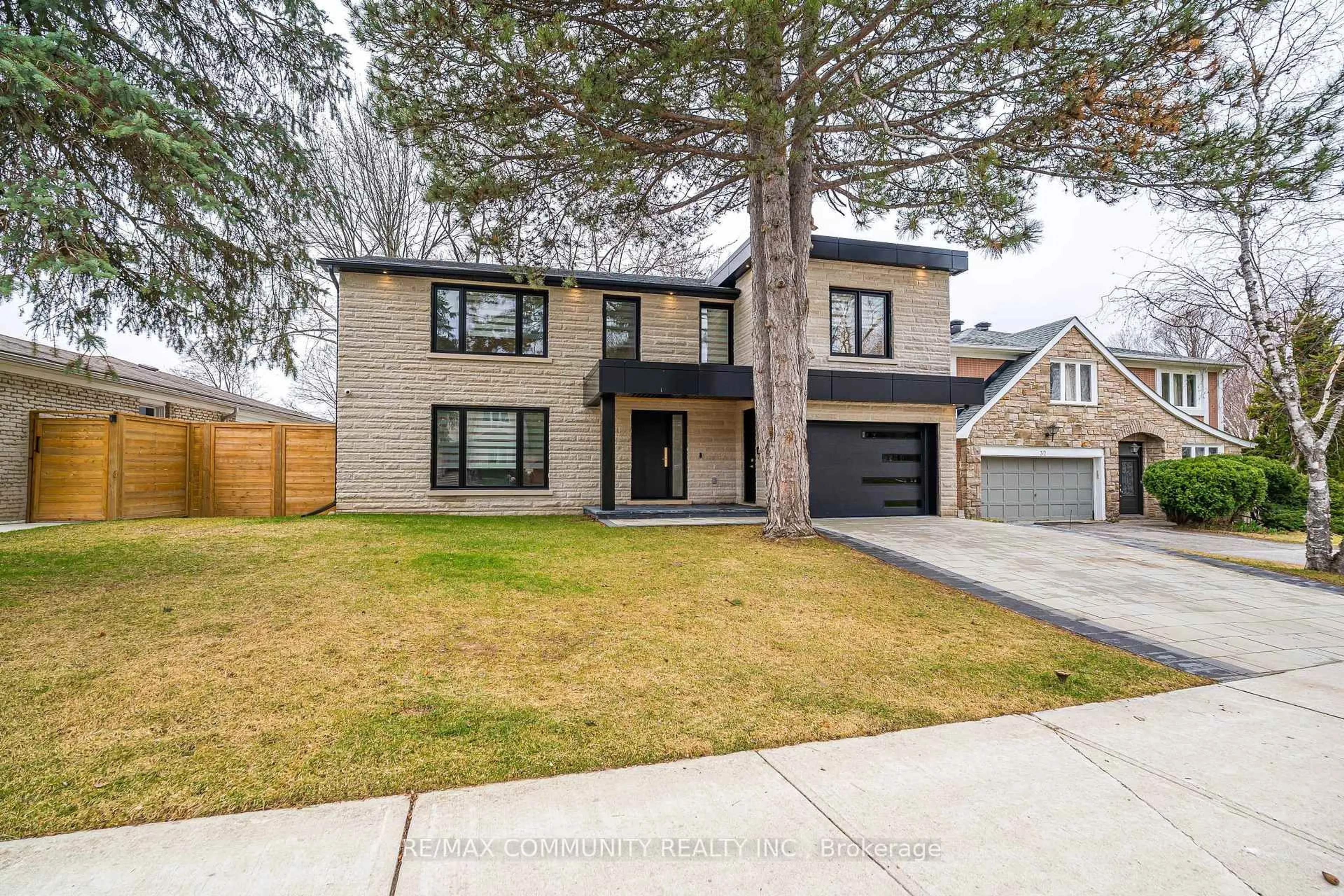 Home with brick exterior material, street for 30 Kellythorne Dr, Toronto Ontario M3A 2L4