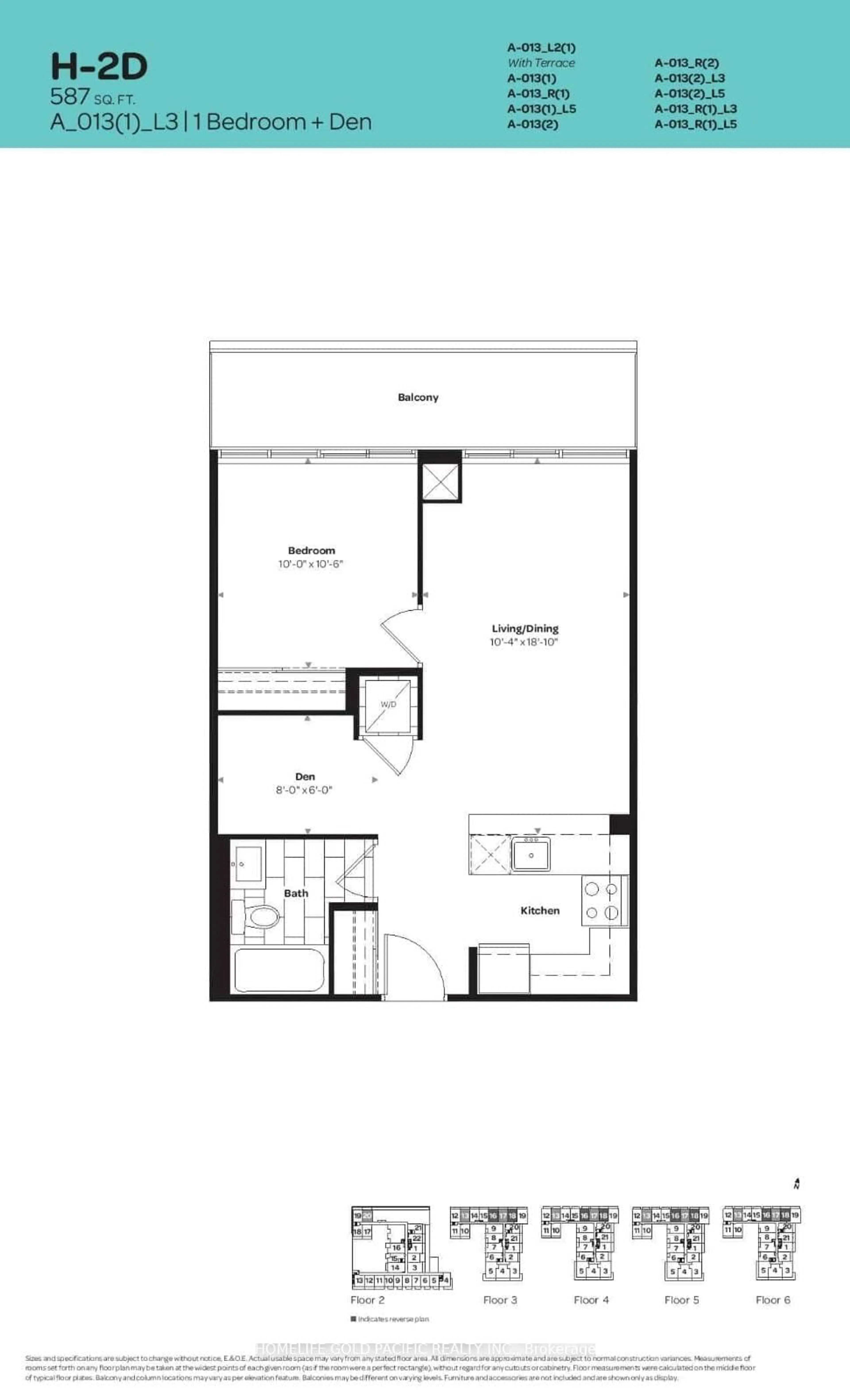 Floor plan for 1603 Eglinton Ave #517, Toronto Ontario M6E 0A1