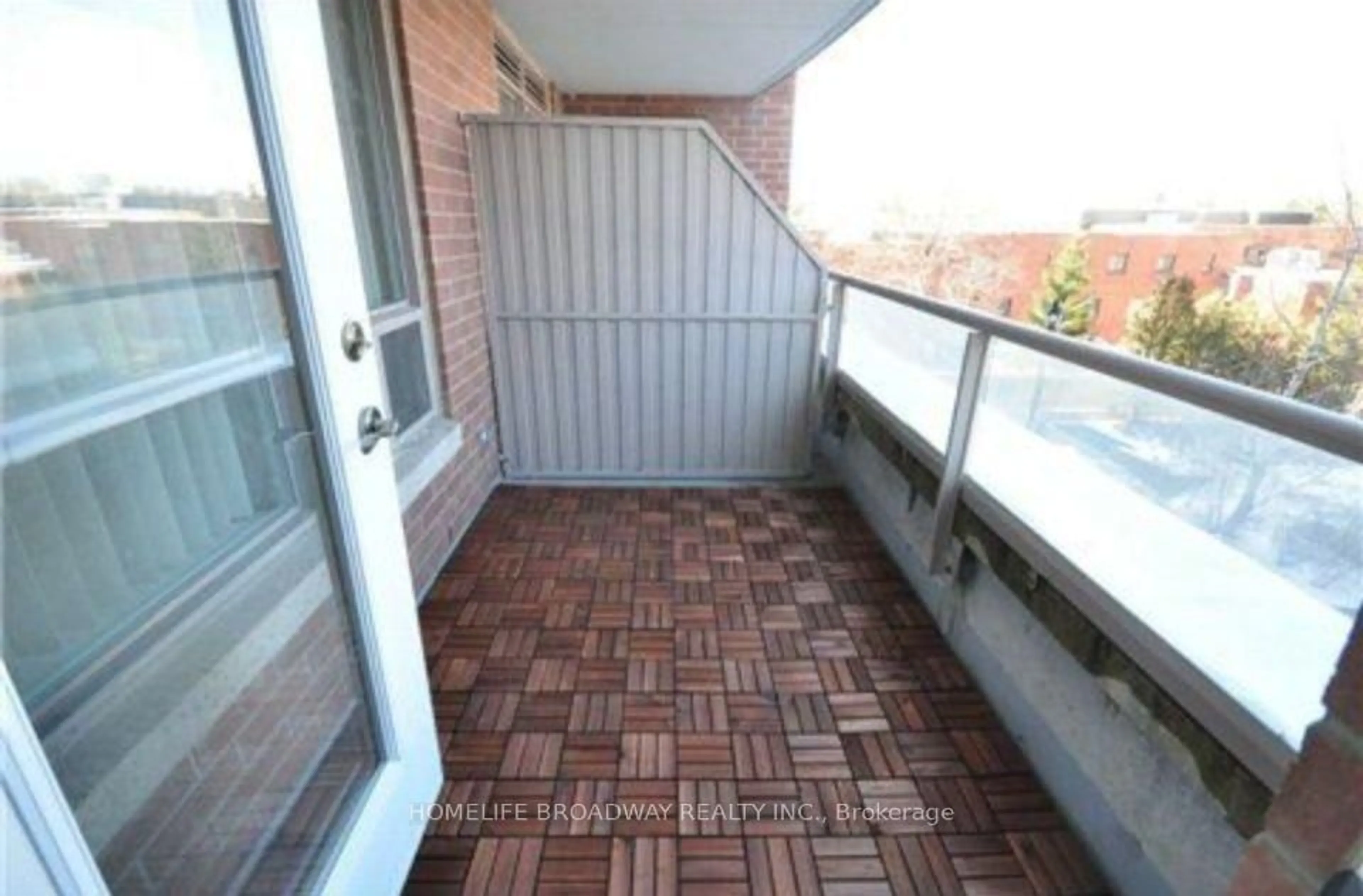 Balcony in the apartment, street for 2 Clairtrell Rd #315, Toronto Ontario M2N 7H5