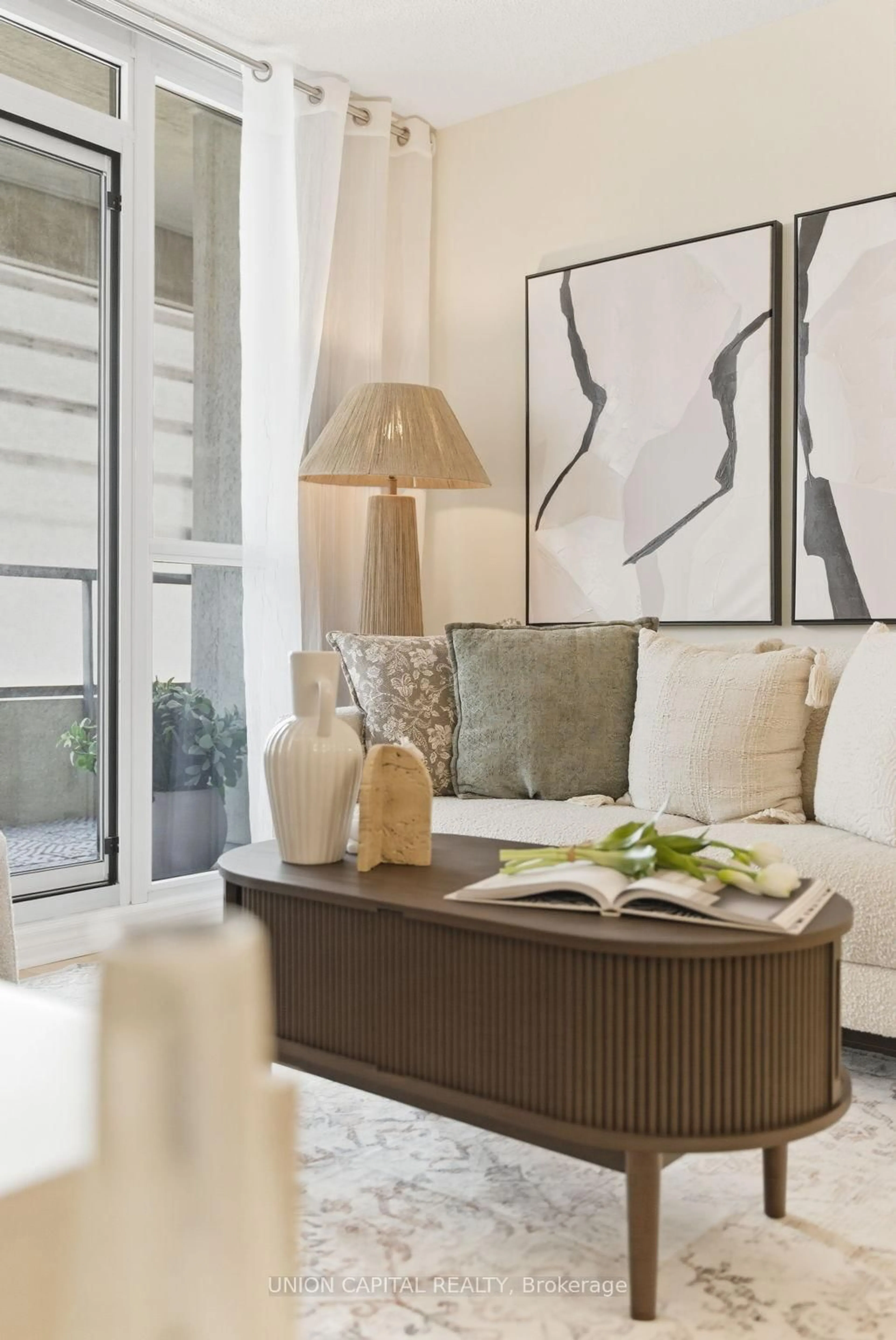 Living room with furniture, unknown for 35 Hollywood Ave #211, Toronto Ontario M2N 0A9