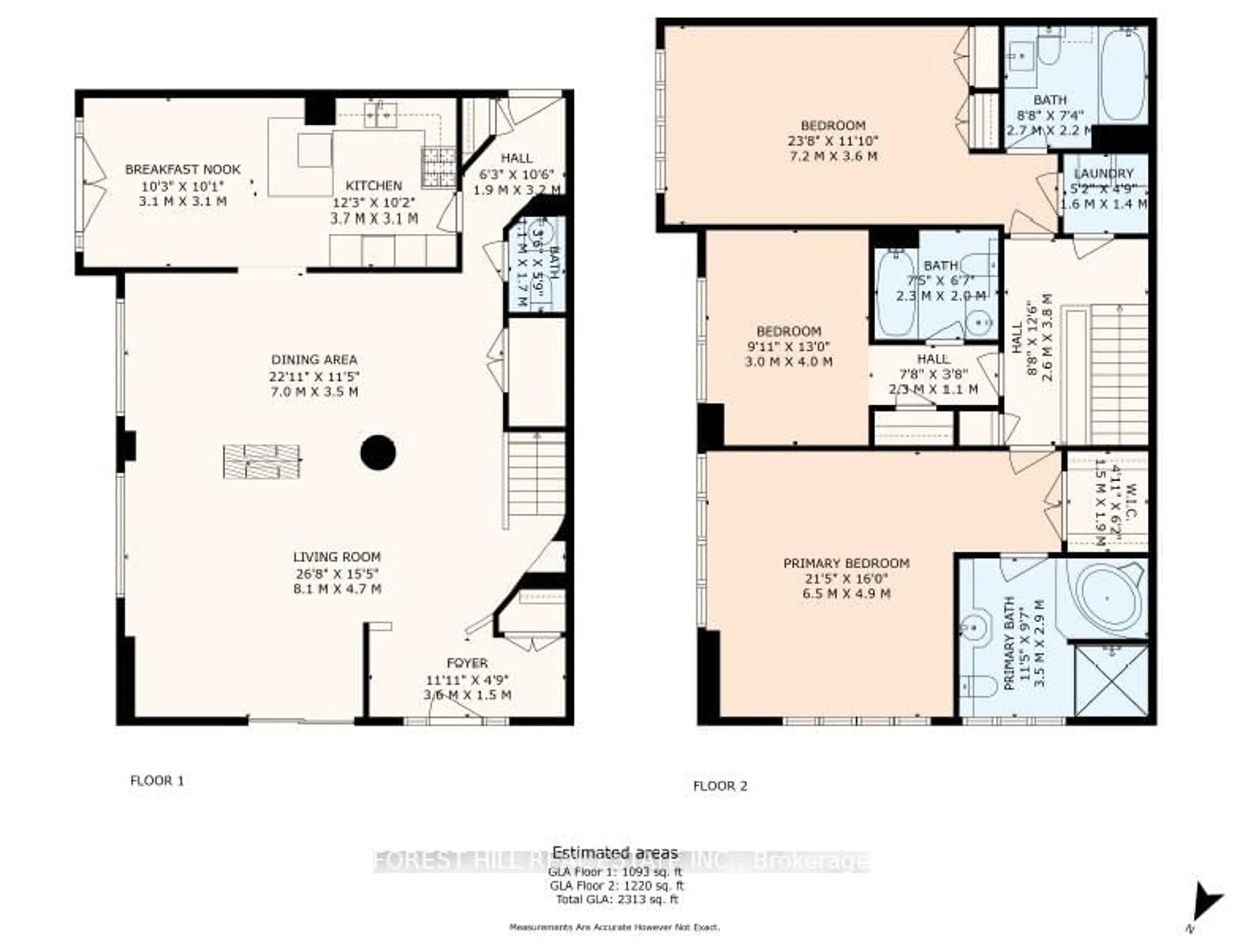 Floor plan for 33 Delisle Ave #108, Toronto Ontario M4V 3C7