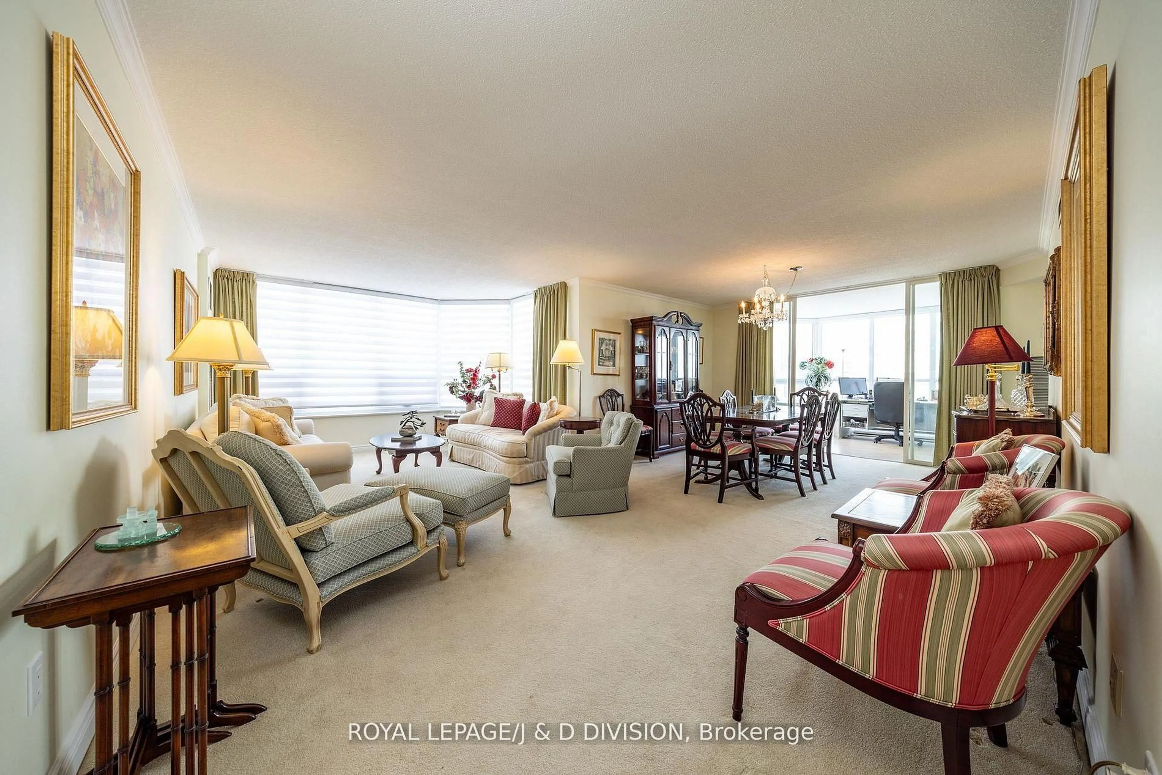 Living room with furniture, unknown for 65 Spring Garden Ave #1710, Toronto Ontario M2N 6H9