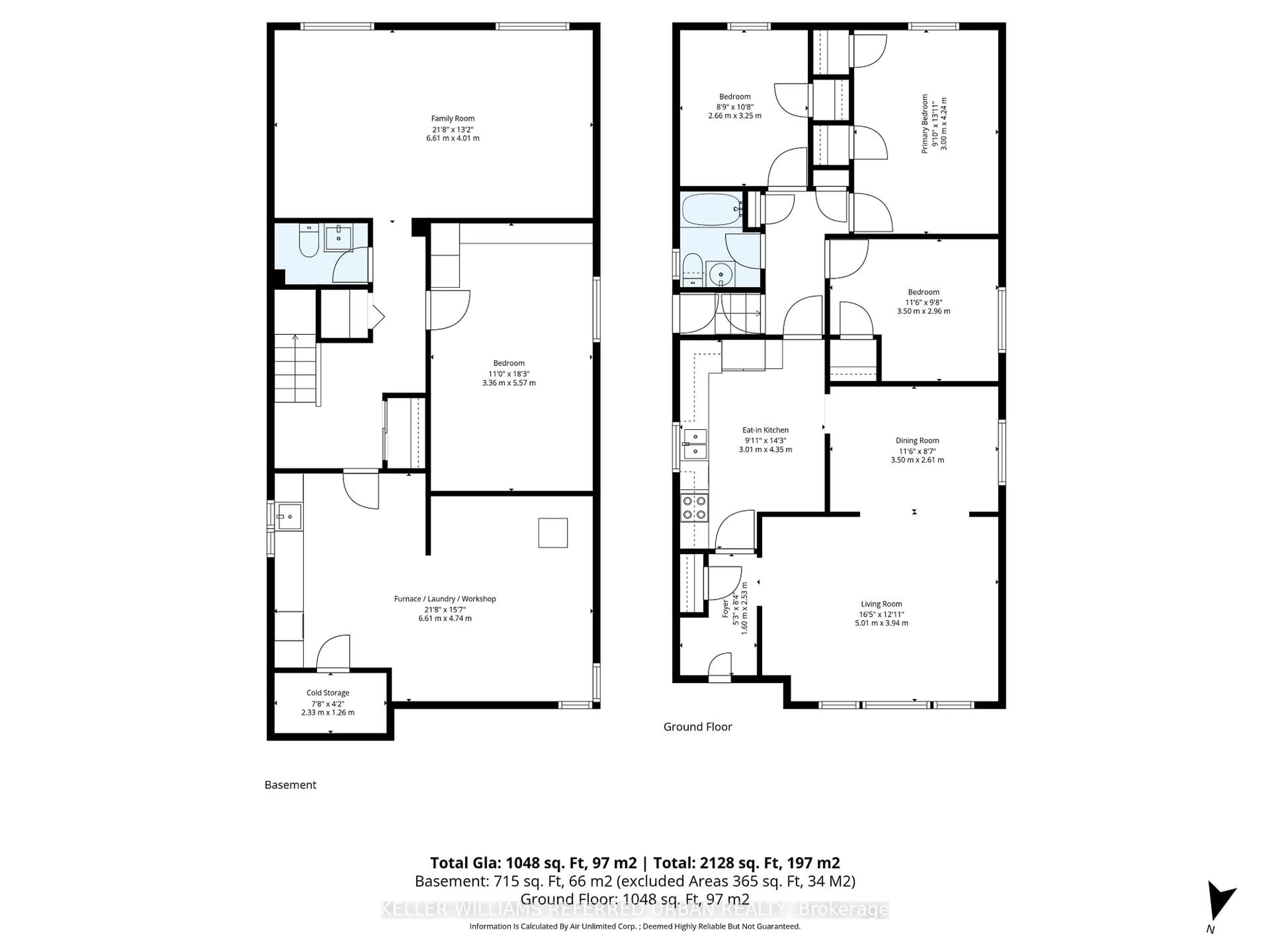 Floor plan for 213 Franklin Ave, Toronto Ontario M2N 1C8