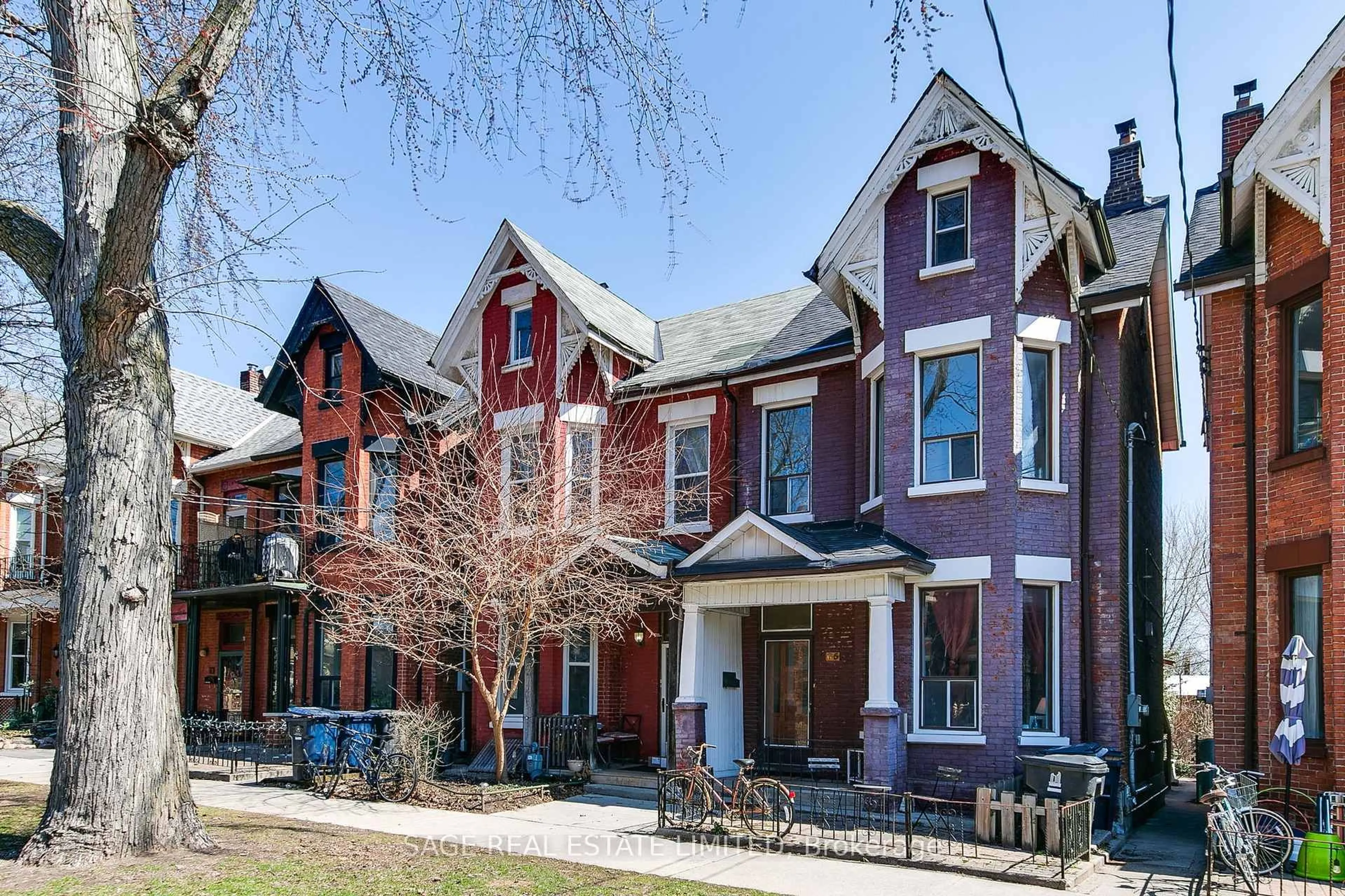 Home with brick exterior material, street for 65 Lakeview Ave, Toronto Ontario M6J 3B4