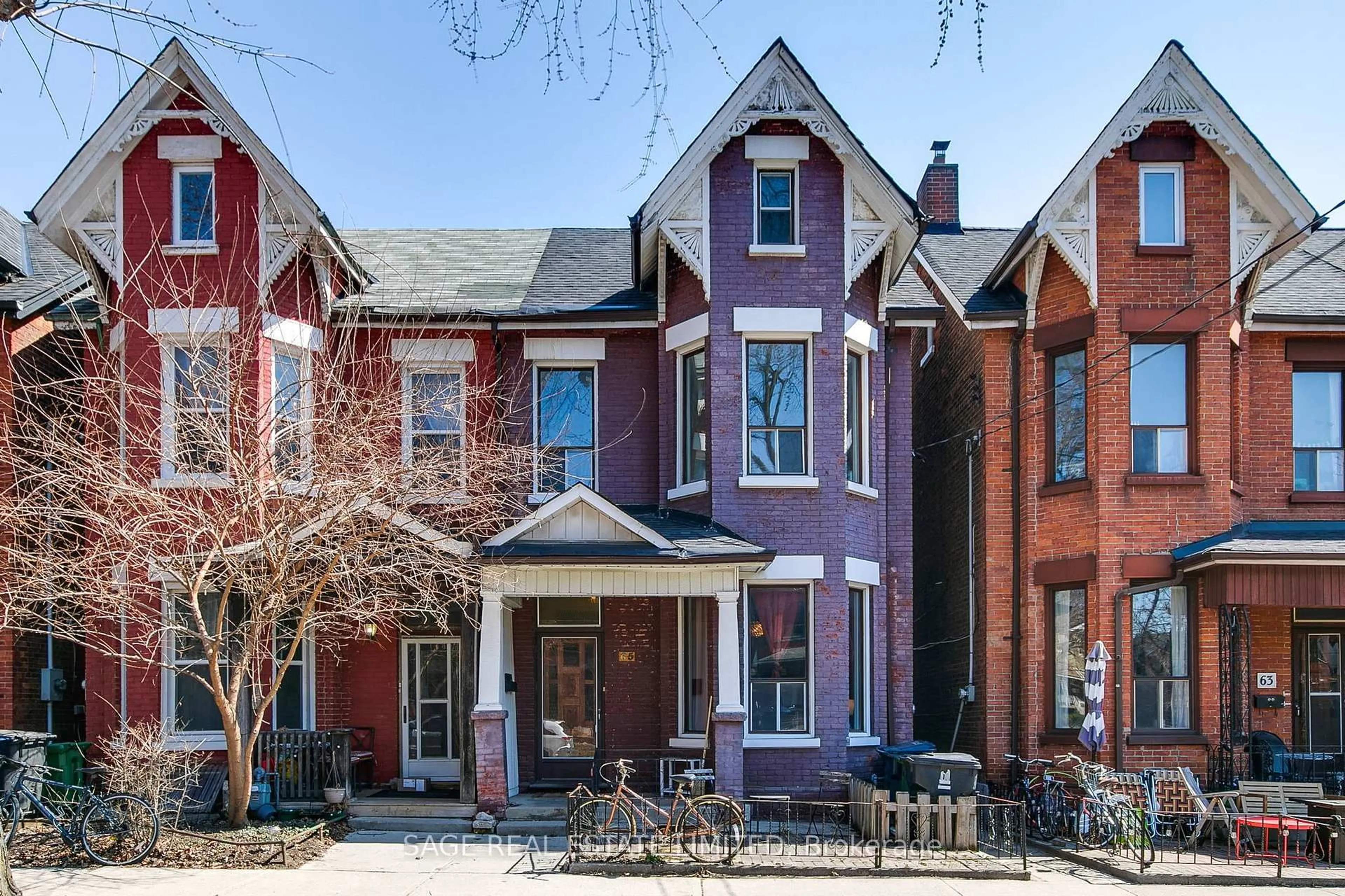 Home with brick exterior material, street for 65 Lakeview Ave, Toronto Ontario M6J 3B4