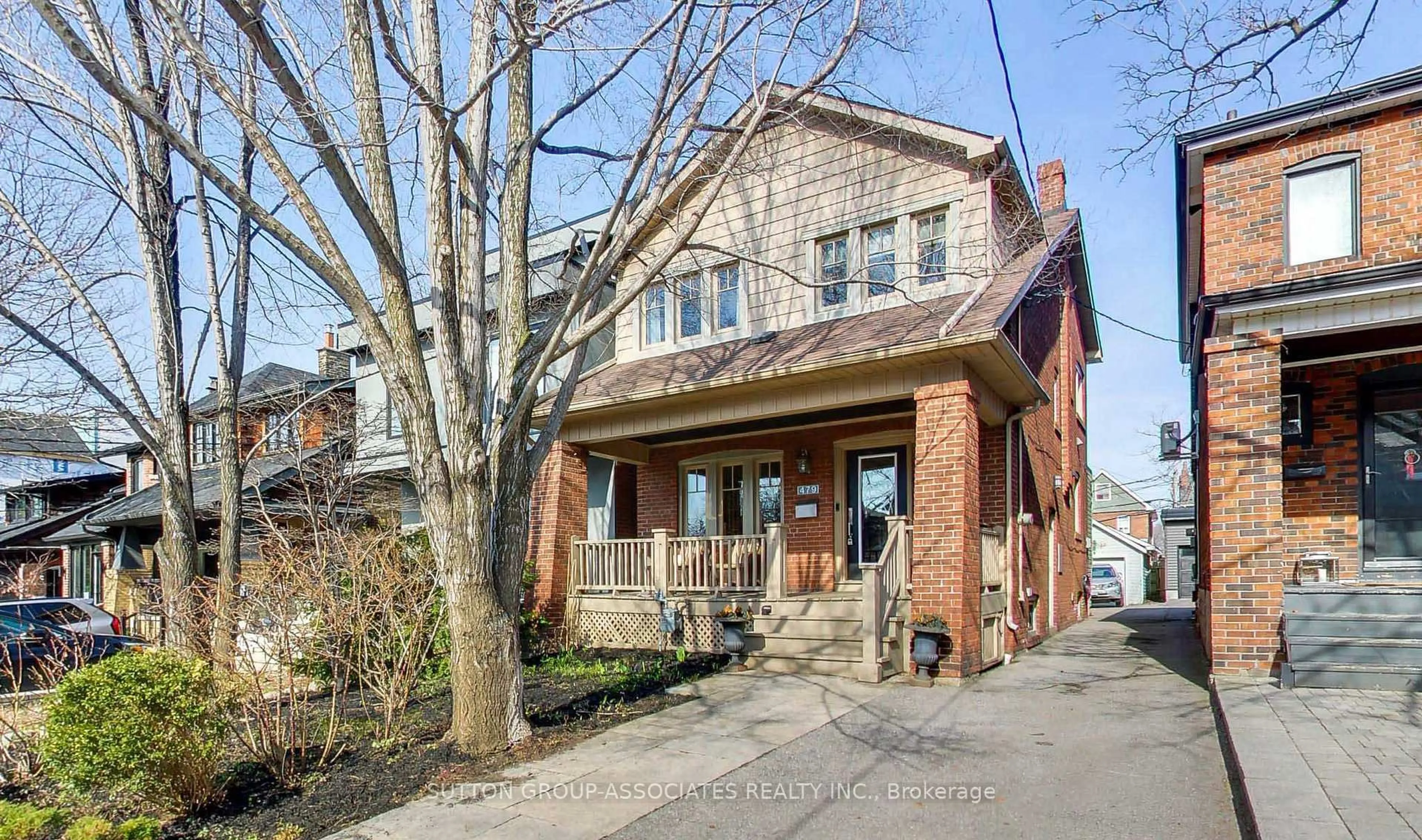 Home with brick exterior material, street for 479 Rushton Rd, Toronto Ontario M6C 2Y4