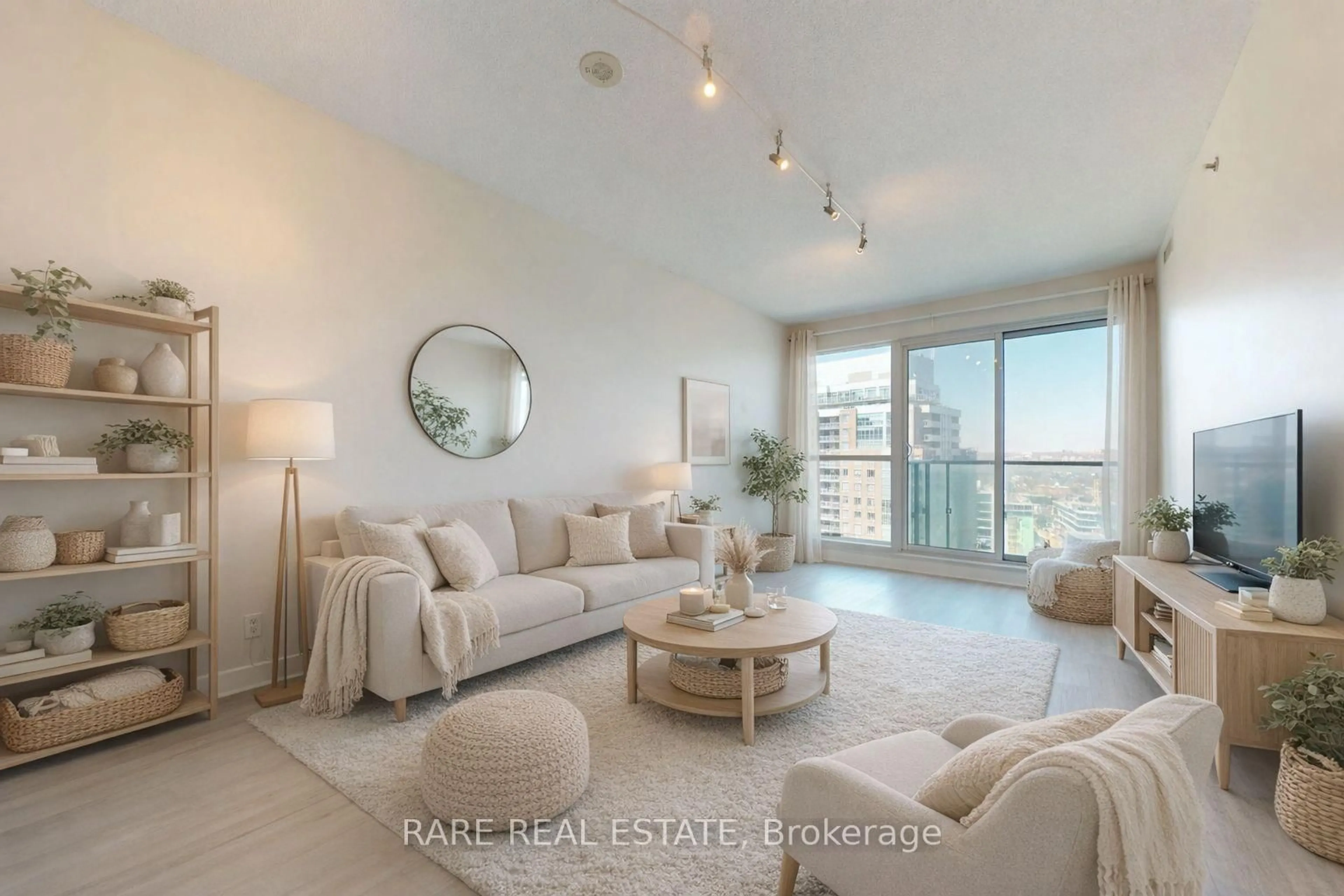 Living room with furniture, unknown for 150 East Liberty St #2402, Toronto Ontario M6K 3R5