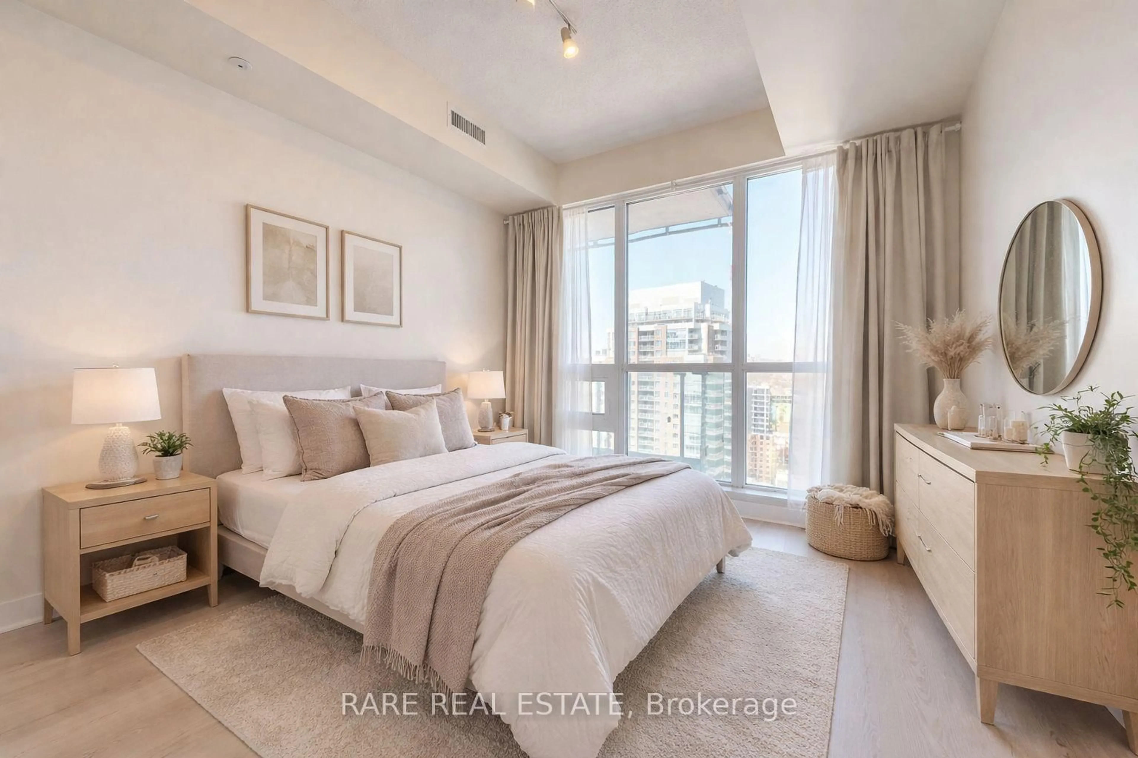 Bedroom with bed, unknown for 150 East Liberty St #2402, Toronto Ontario M6K 3R5