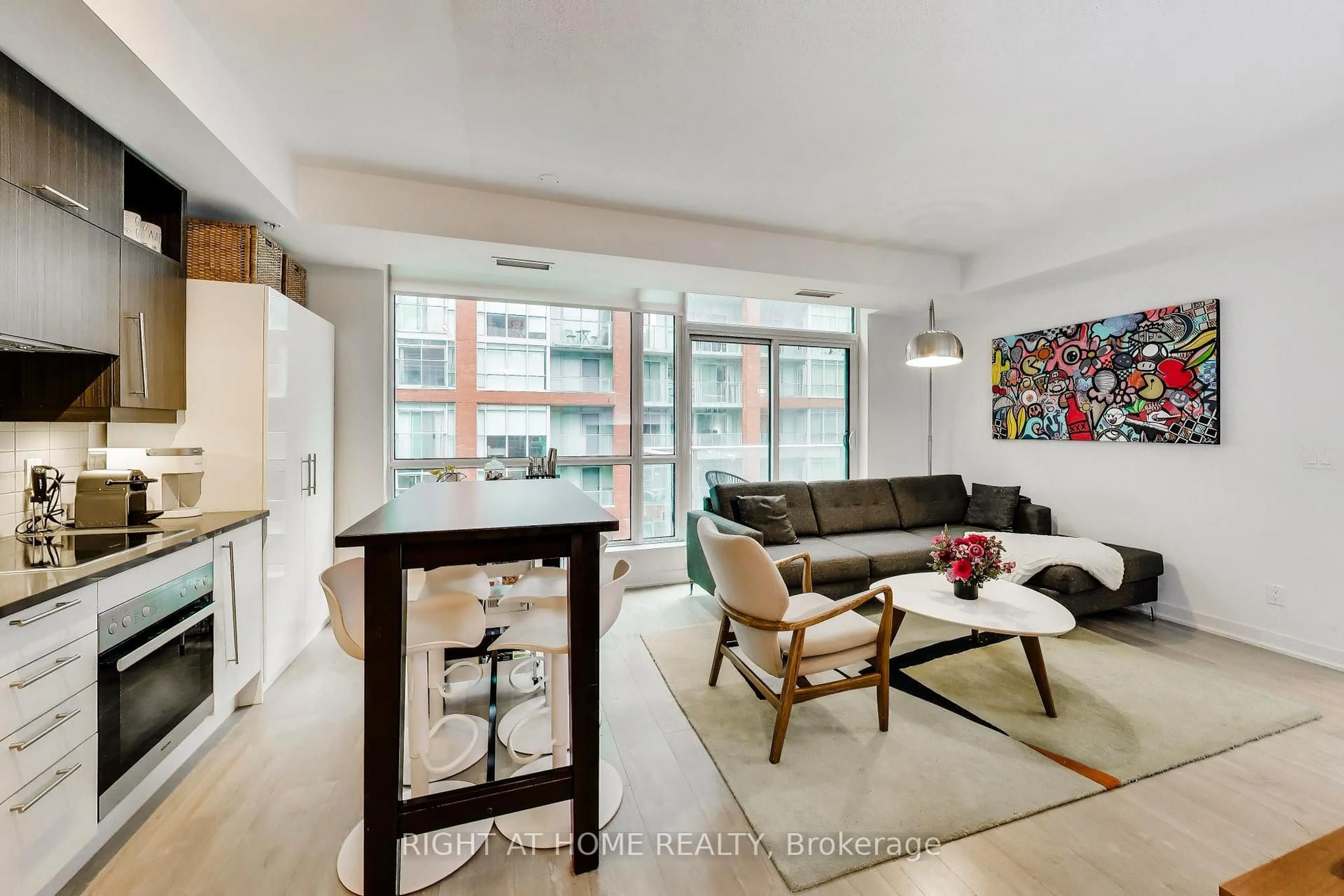 Living room with furniture, unknown for 30 Nelson St #416, Toronto Ontario M5V 0H5