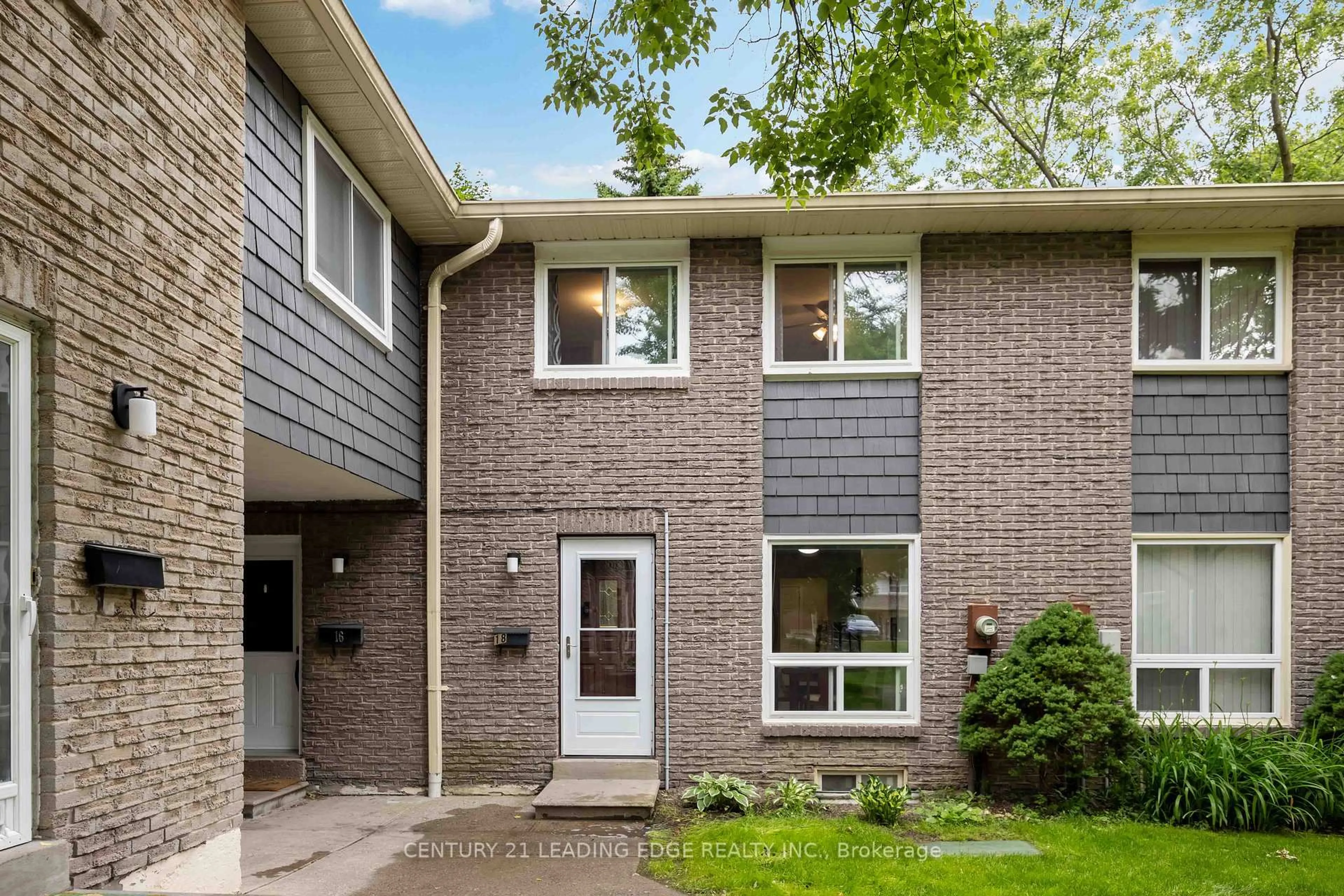 Home with brick exterior material, street for 18 Rock Fern Way, Toronto Ontario M2J 4N2