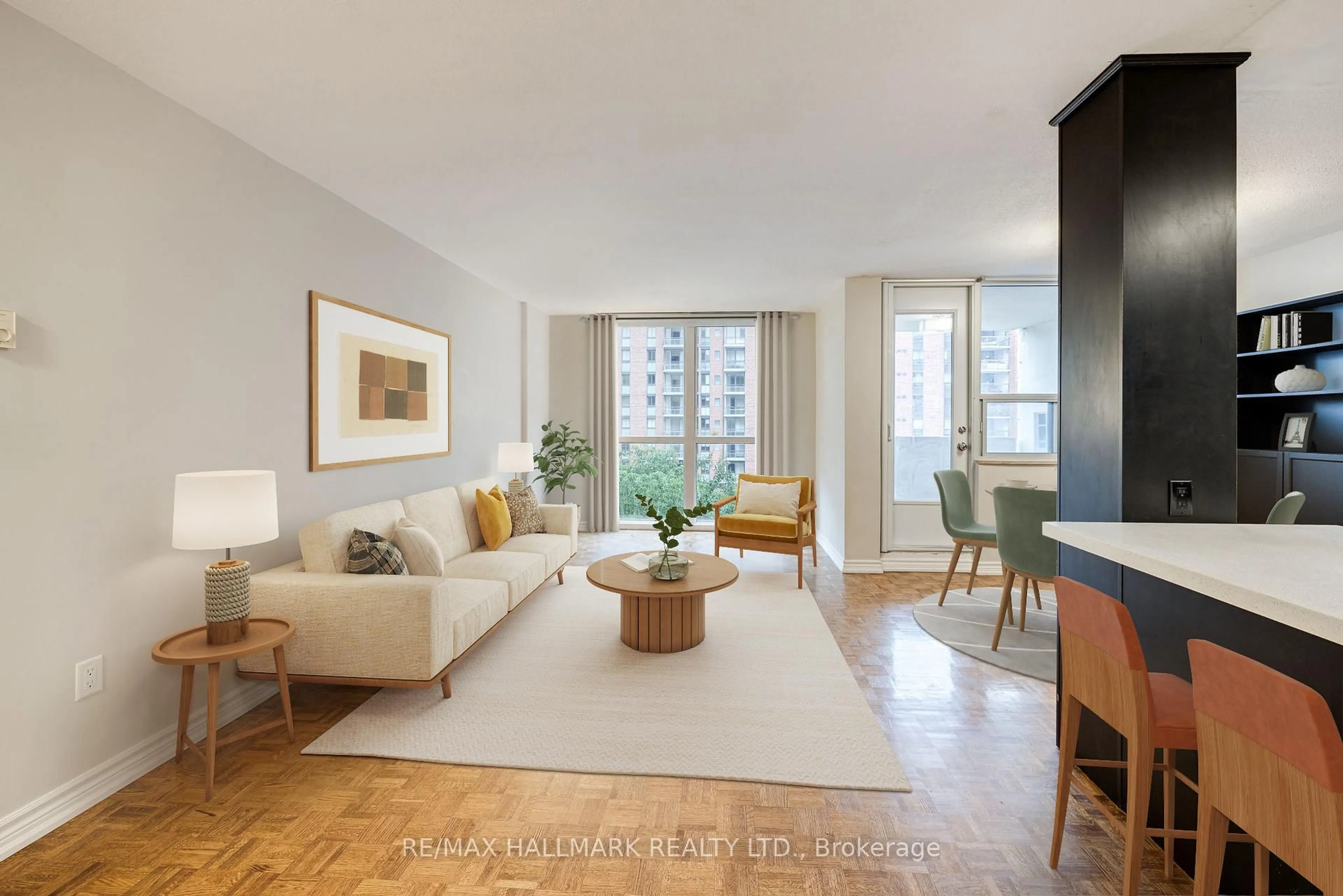 Living room with furniture, unknown for 40 Homewood Ave #1715, Toronto Ontario M4Y 2K2