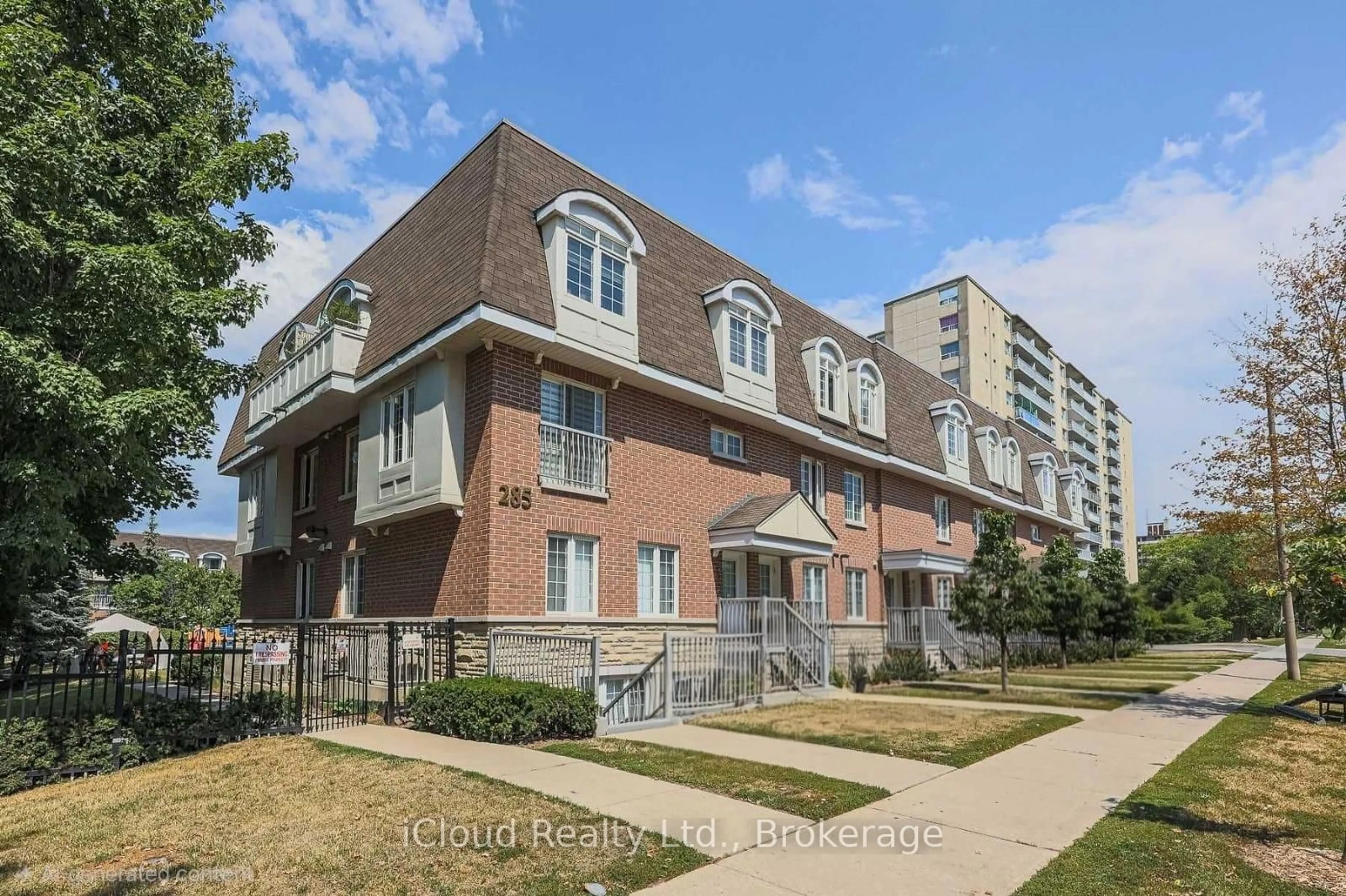 Home with brick exterior material, street for 285 Antibes Dr #11, Toronto Ontario M2R 3X9