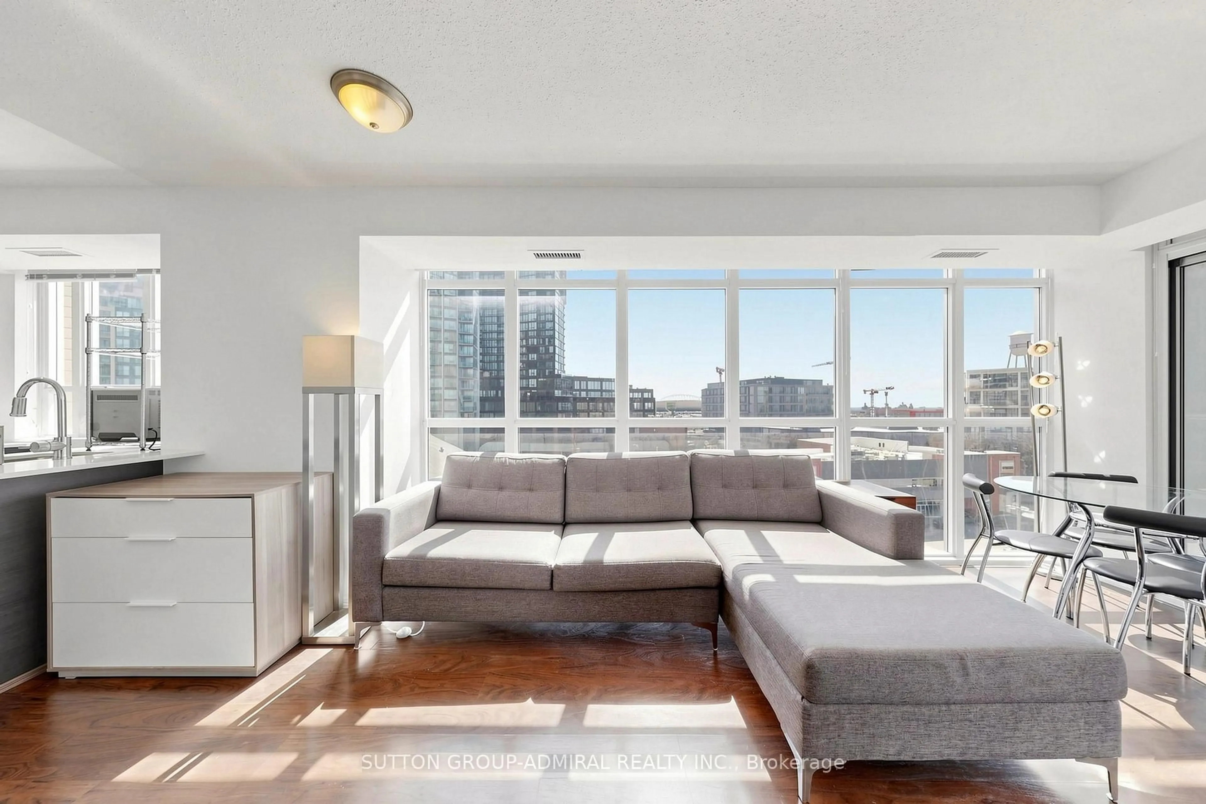 Living room with furniture, unknown for 125 Western Battery Rd ##710, Toronto Ontario M6K 3R8