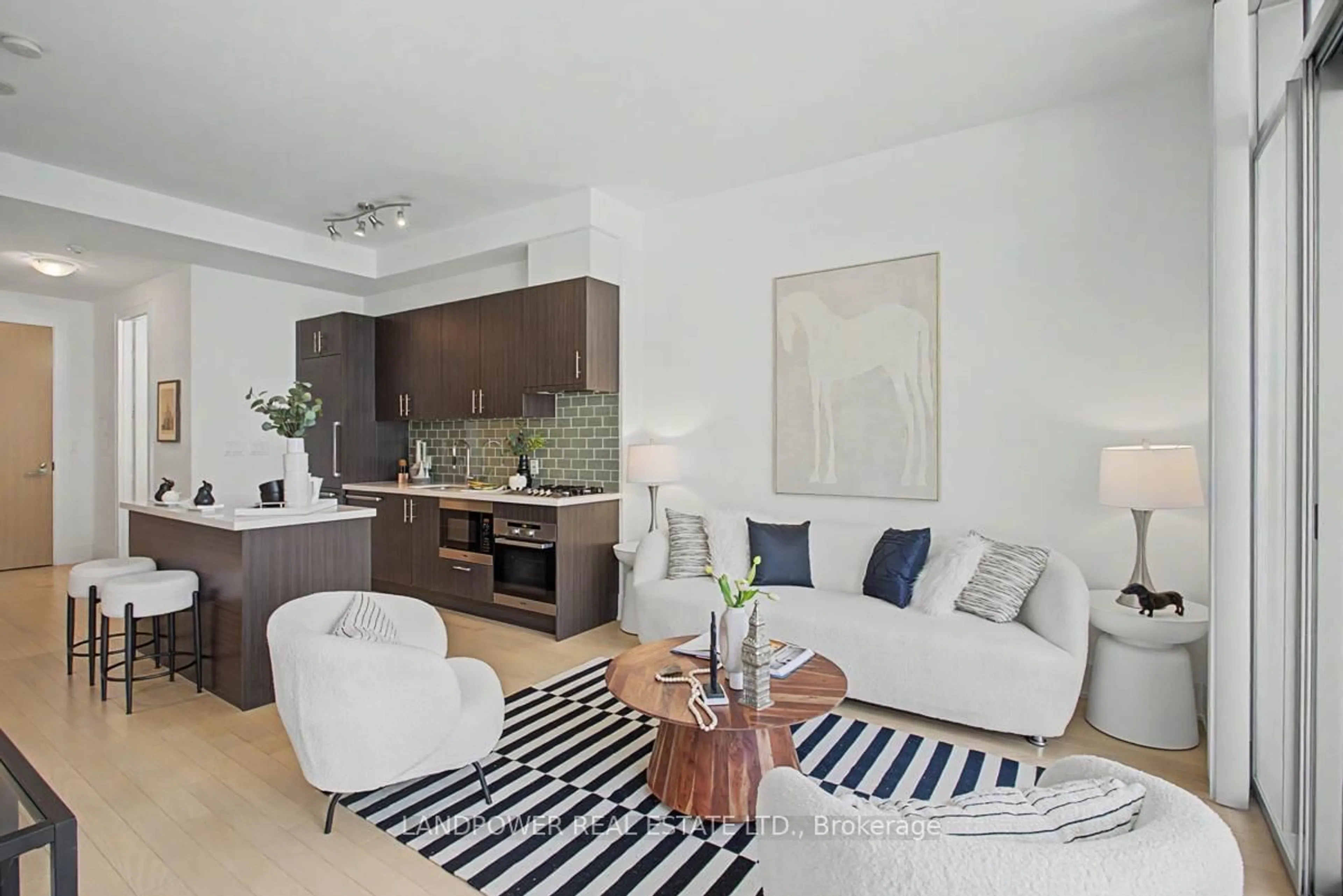 Living room with furniture, unknown for 39 Queens Quay East #534, Toronto Ontario M5E 0A4