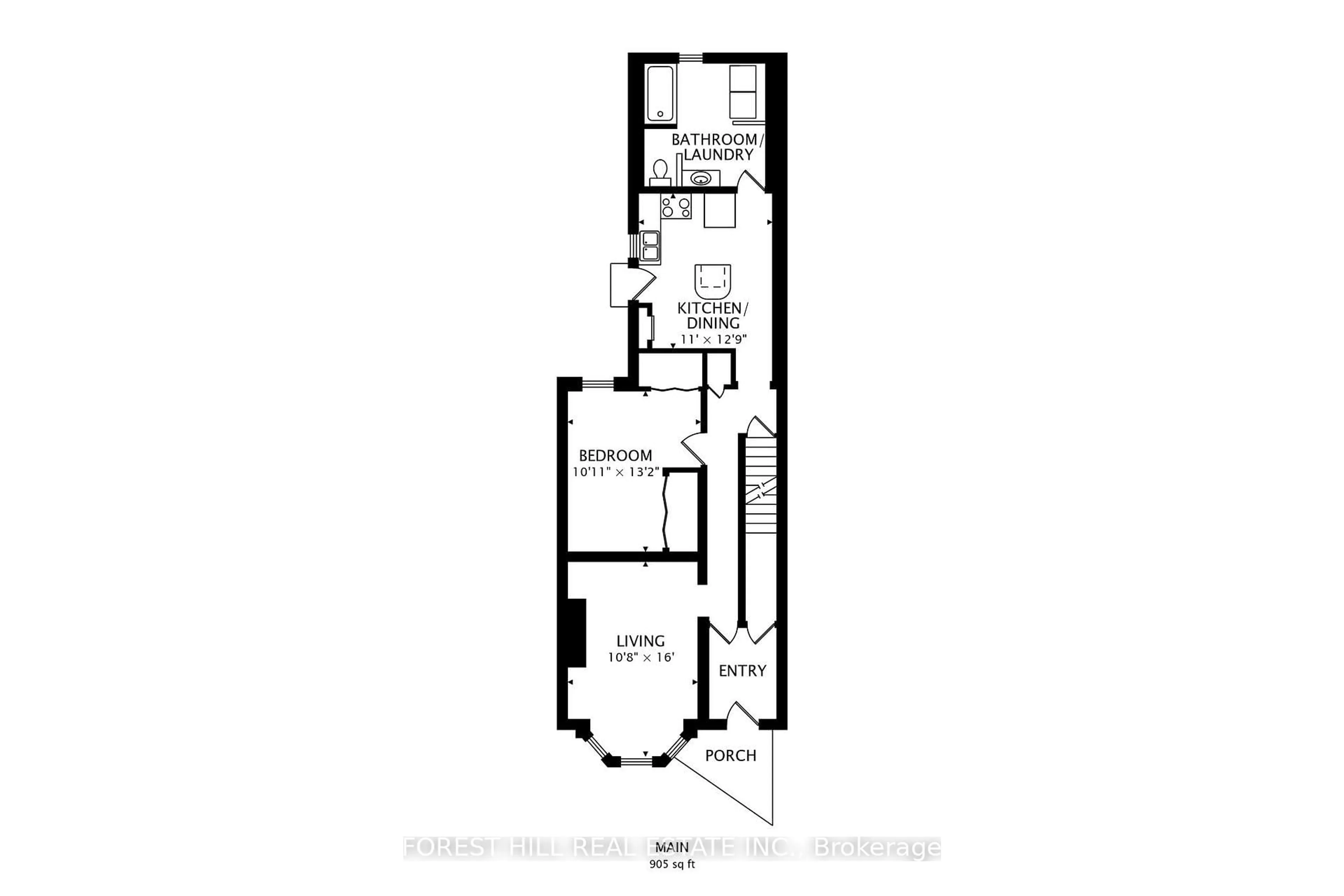 Floor plan for 30 Robert St, Toronto Ontario M5S 2K3