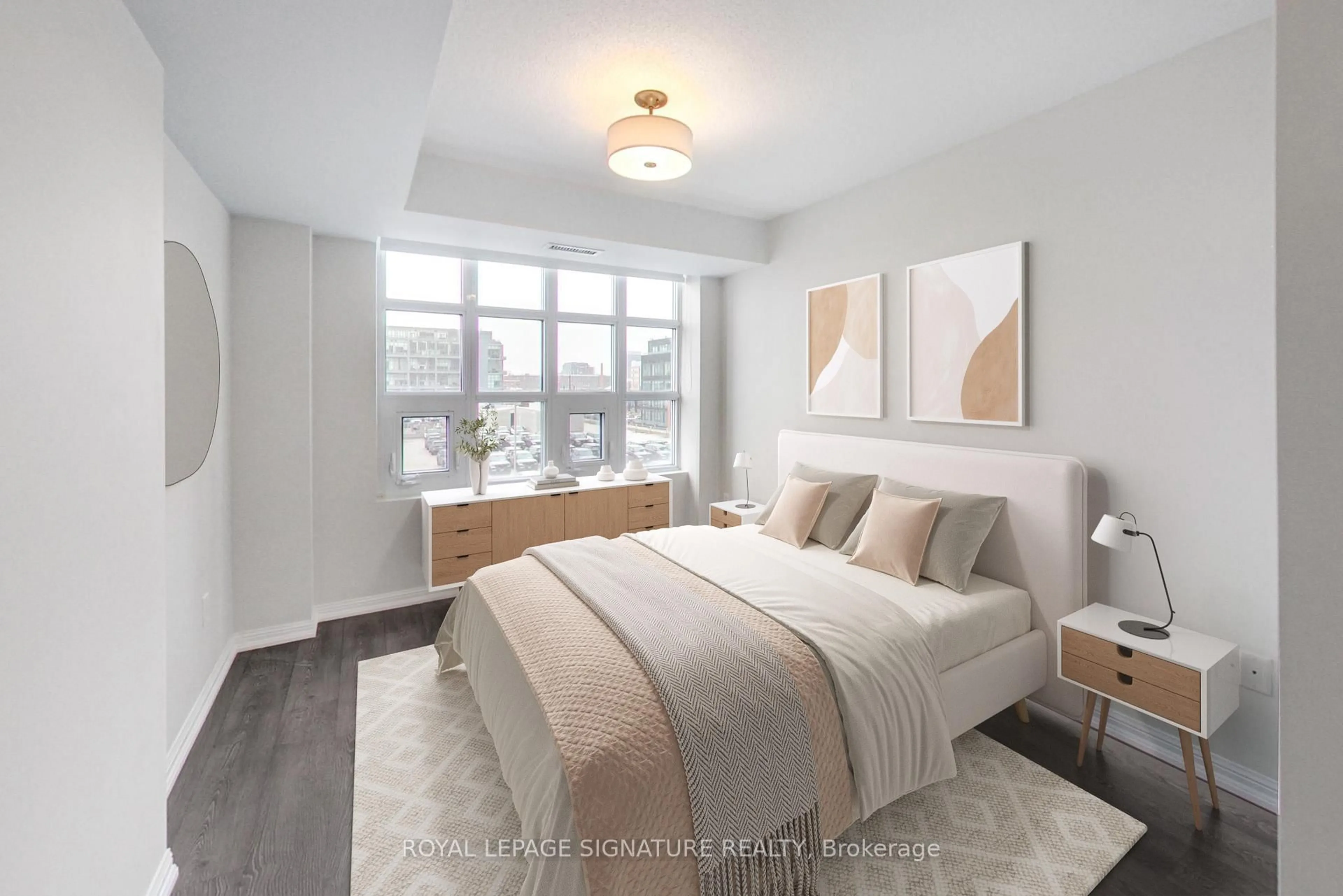 Bedroom with bed, unknown for 85 East Liberty St #701, Toronto Ontario M6K 3R4