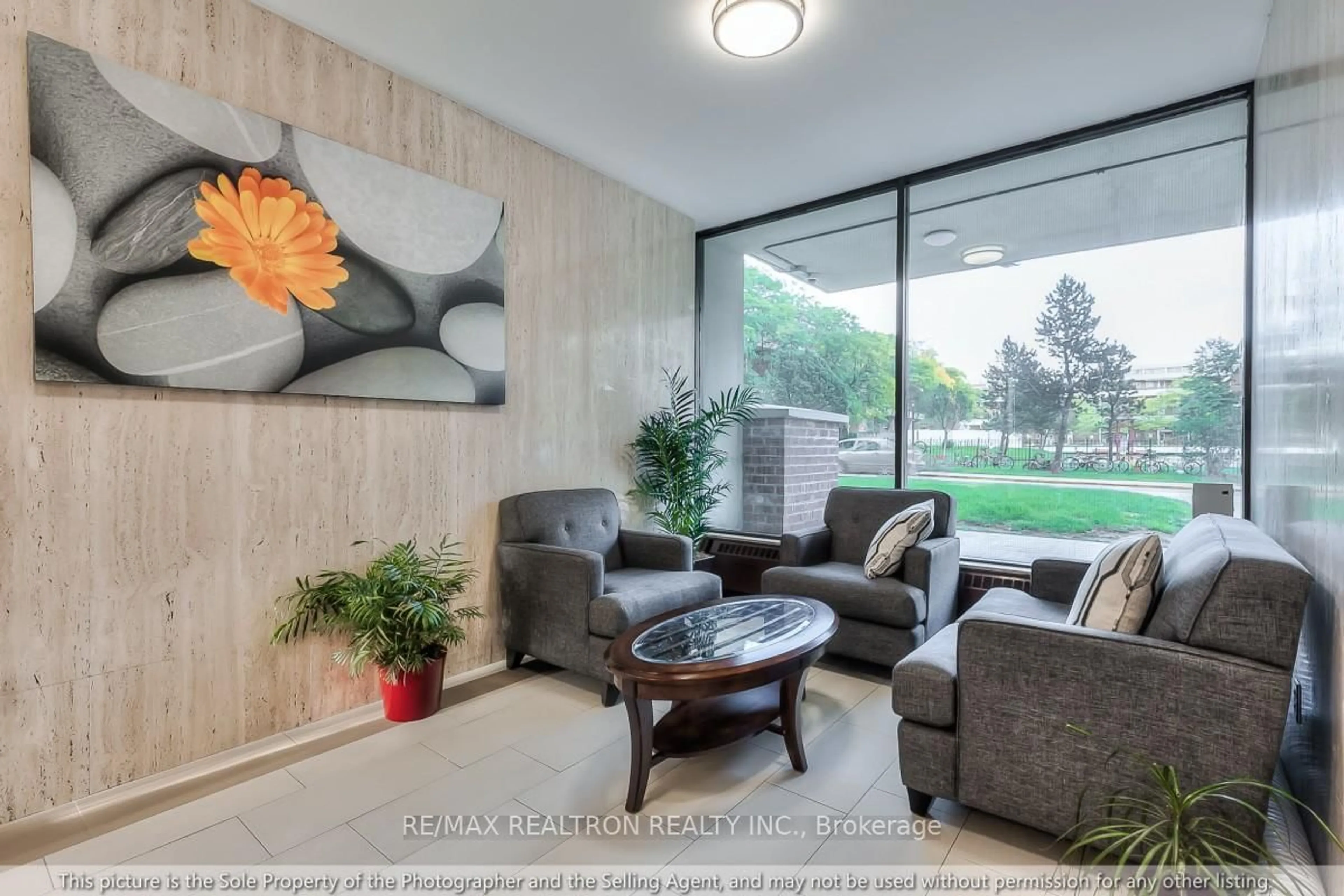 Living room with furniture, unknown for 100 Leeward Glwy #1401, Toronto Ontario M3C 2Z1