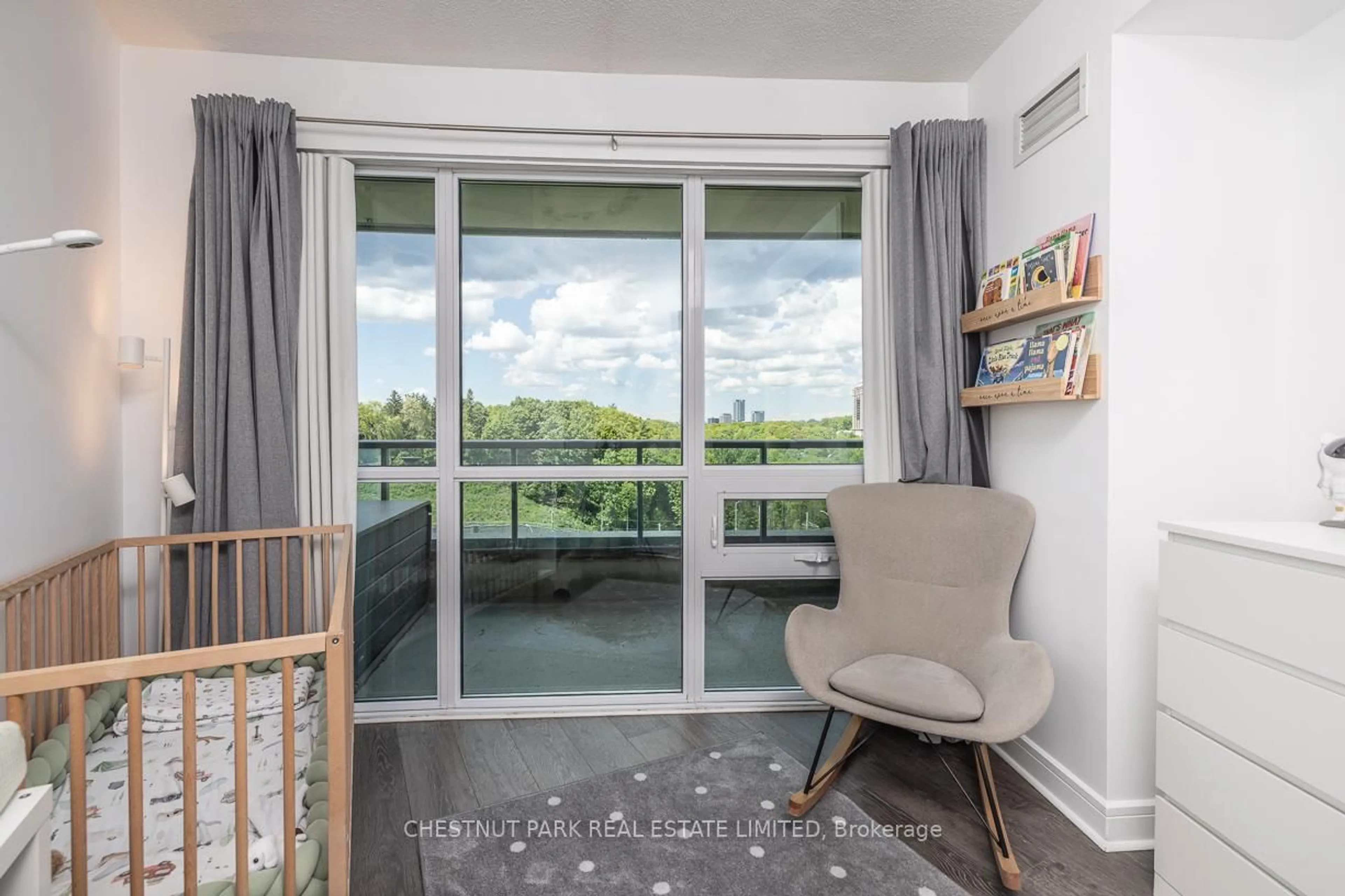 Balcony in the apartment, water/lake/river/ocean view for 35 Brian Peck Cres #306, Toronto Ontario M4G 0A5