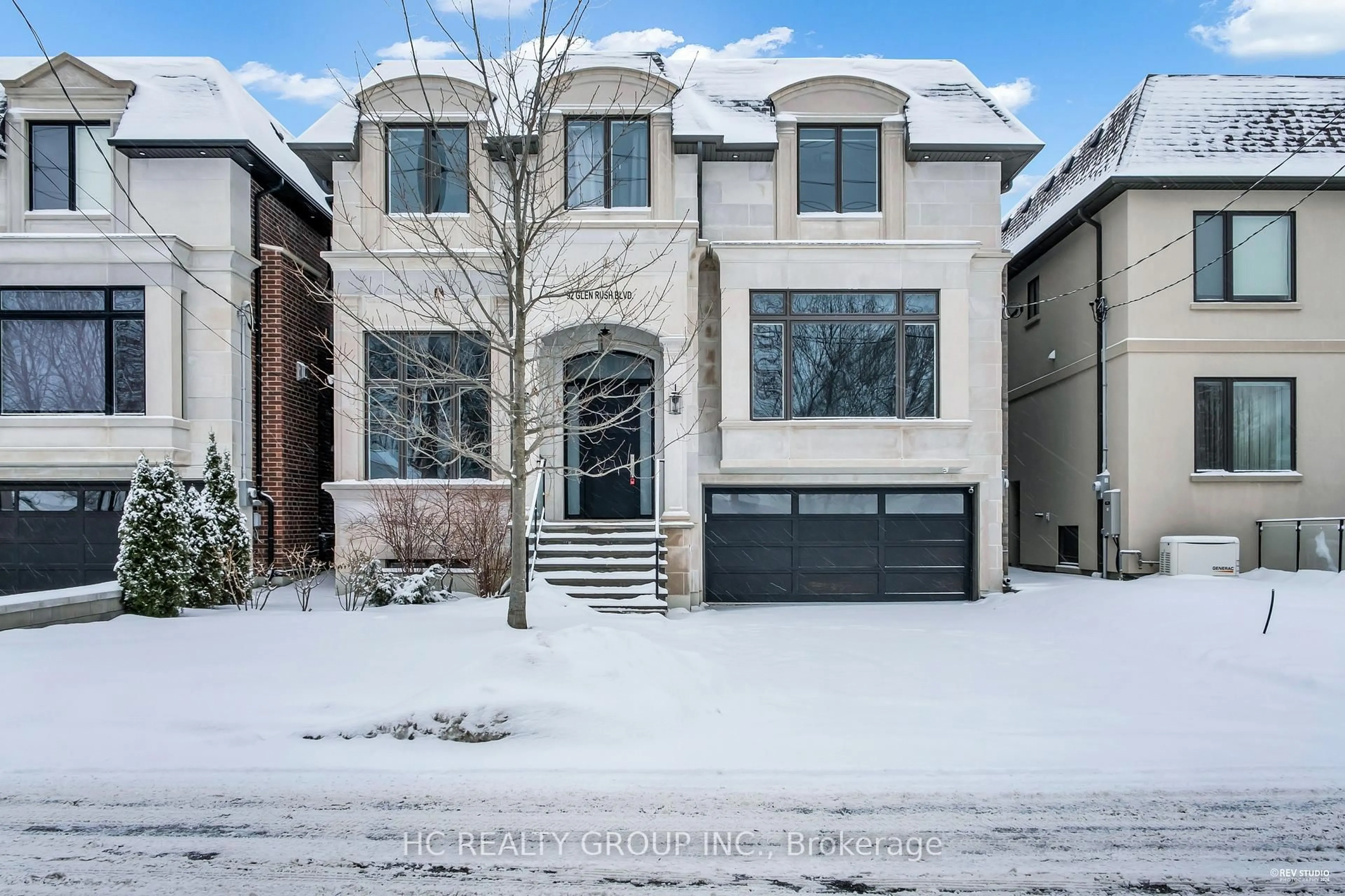 Home with brick exterior material, street for 92 Glen Rush Blvd, Toronto Ontario M5N 2V1